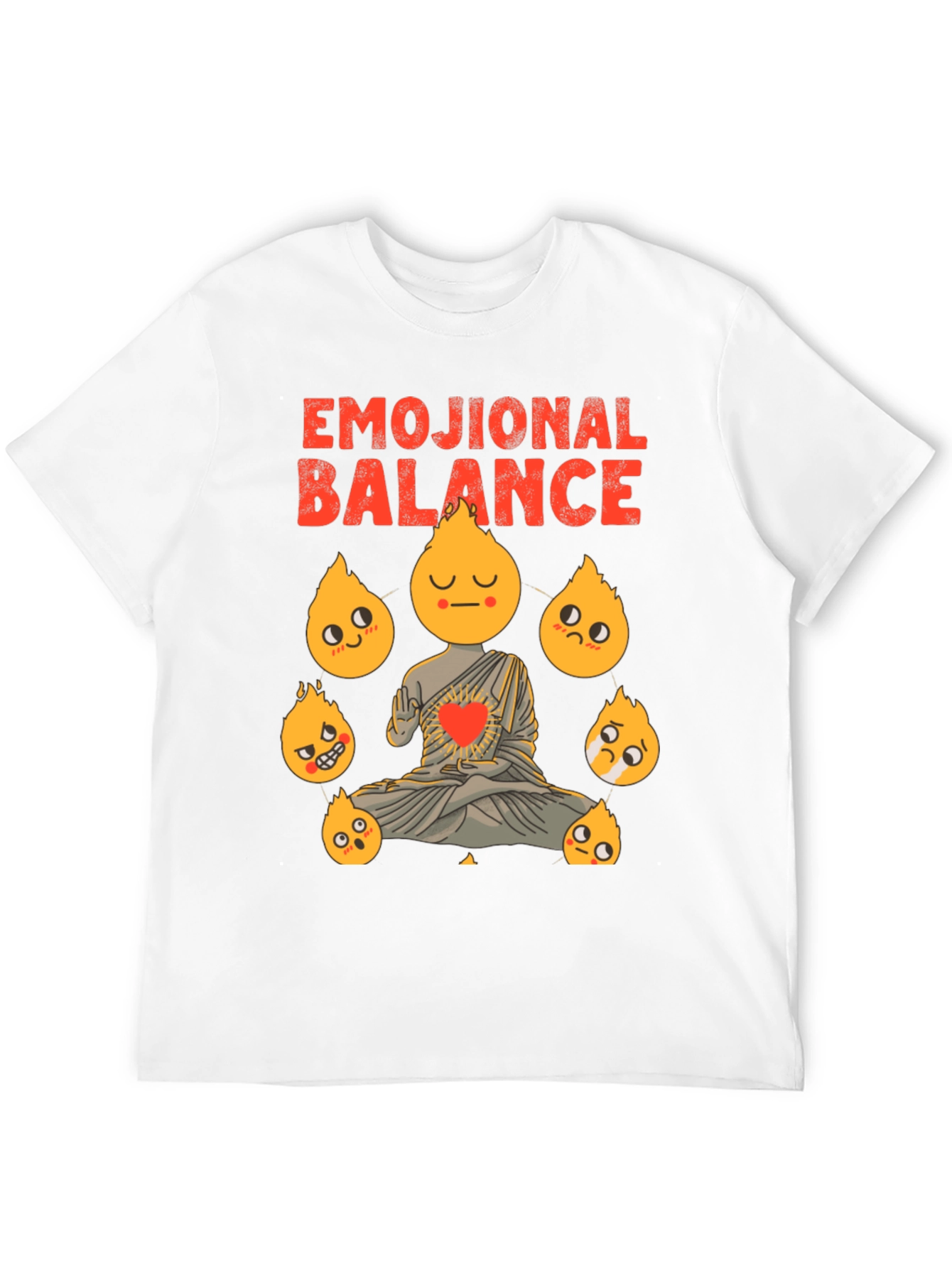Black Emotional Balance Graphic Tee view 12