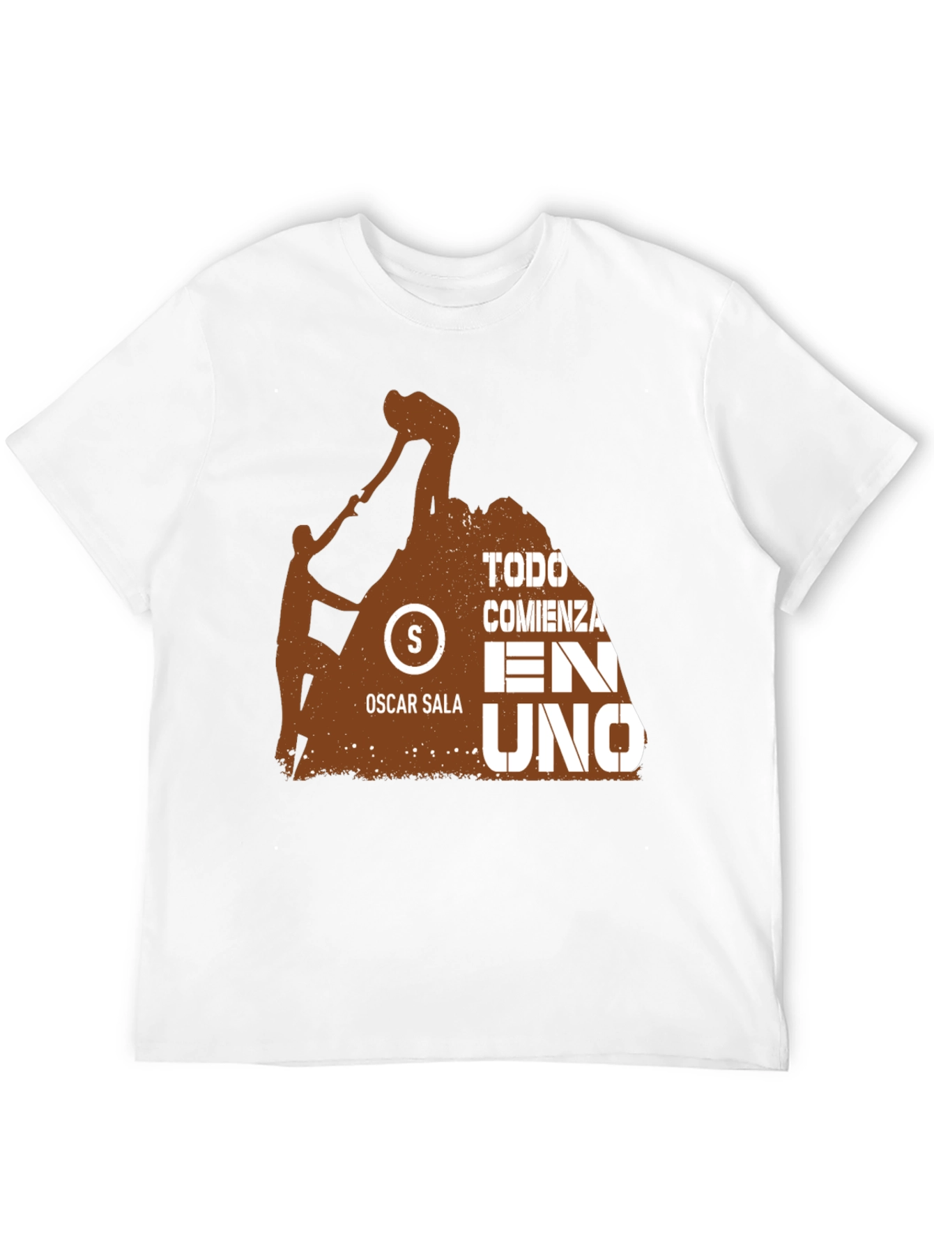 Black Motivation Black T-Shirt - Oscar Sala Design view 12