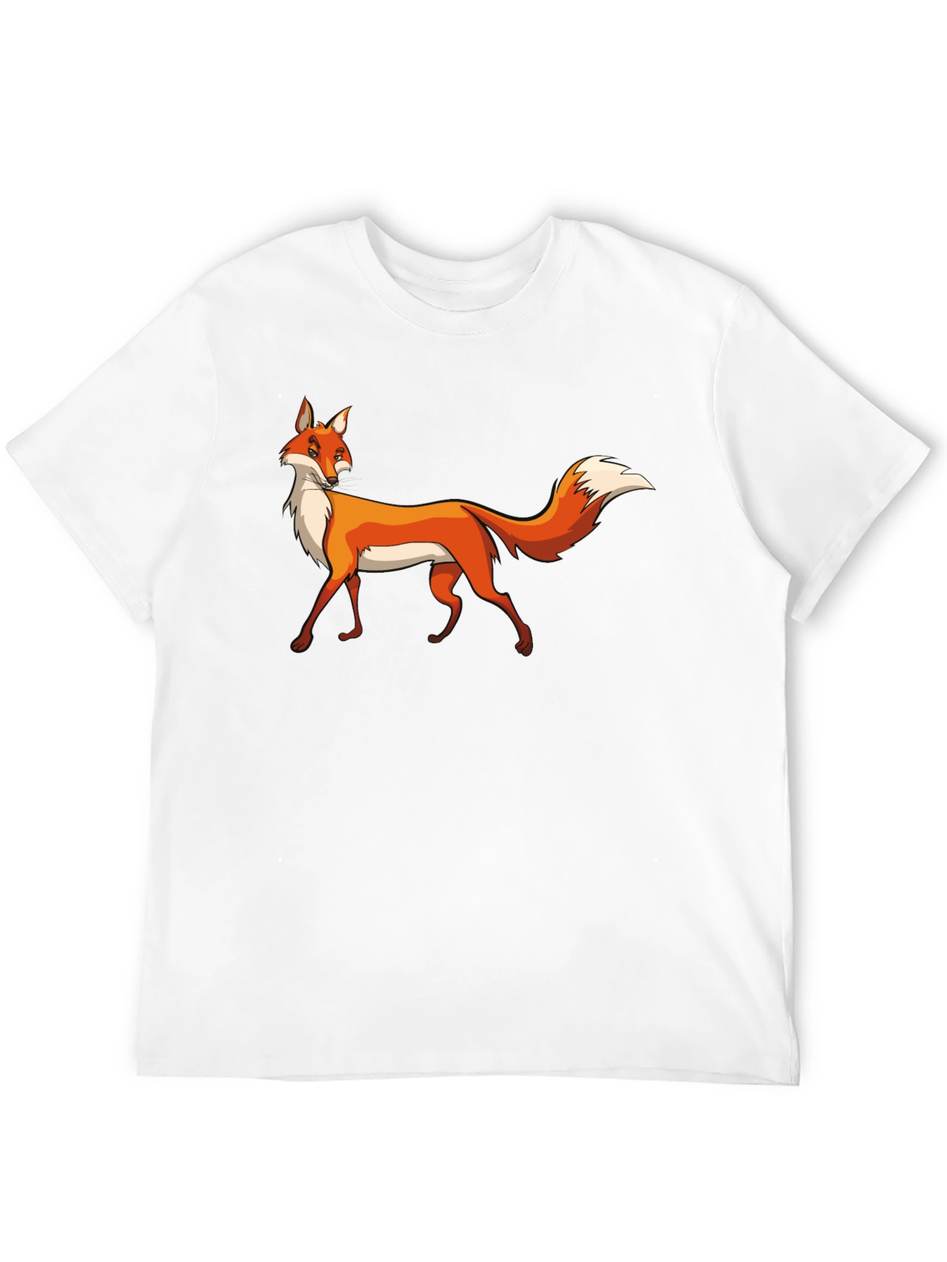 Black Fox Graphic Black T-Shirt, Premium Cotton Tee view 12