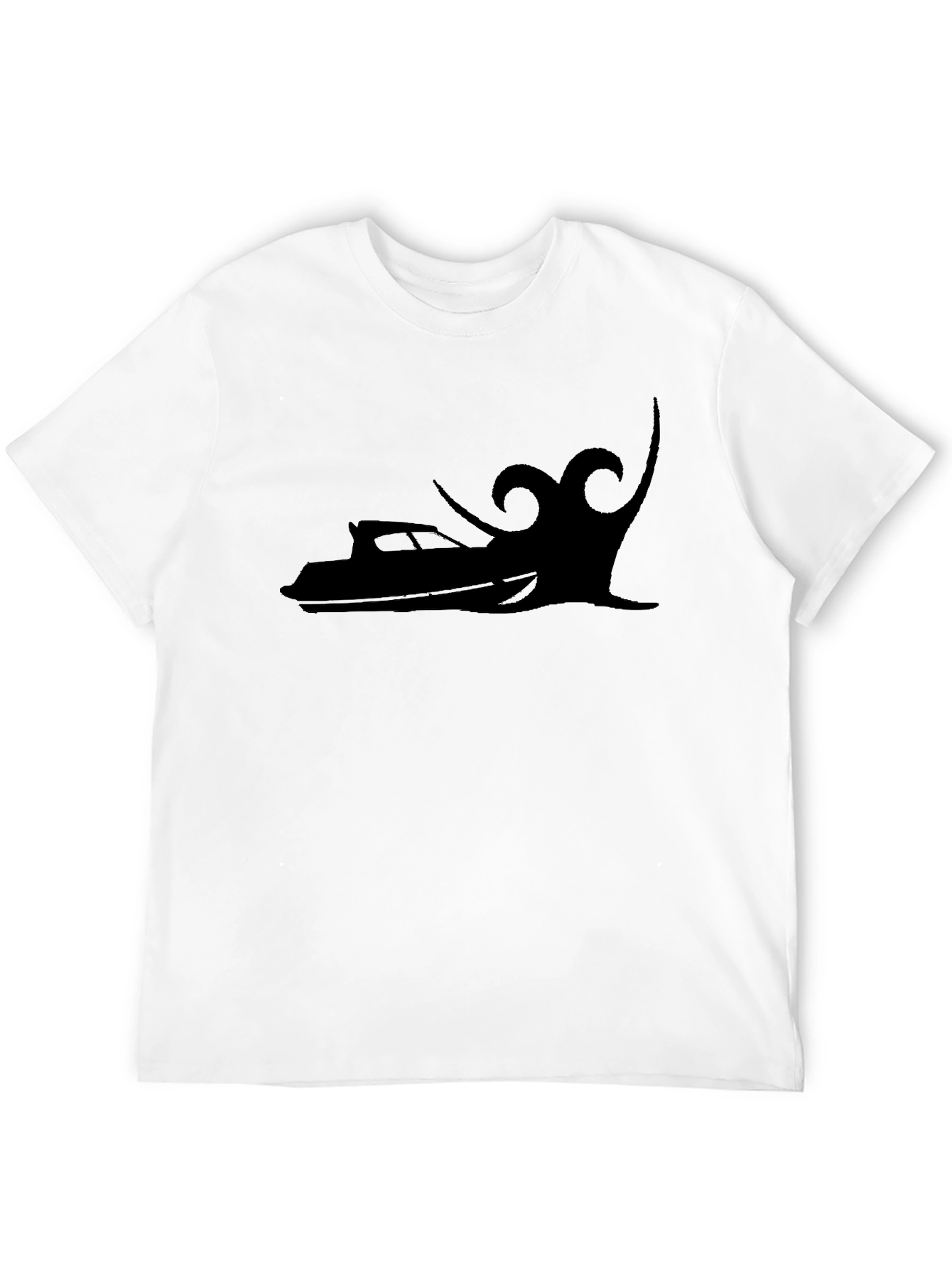 Black Boat Graphic Tee - Stylish & Comfortable - 12