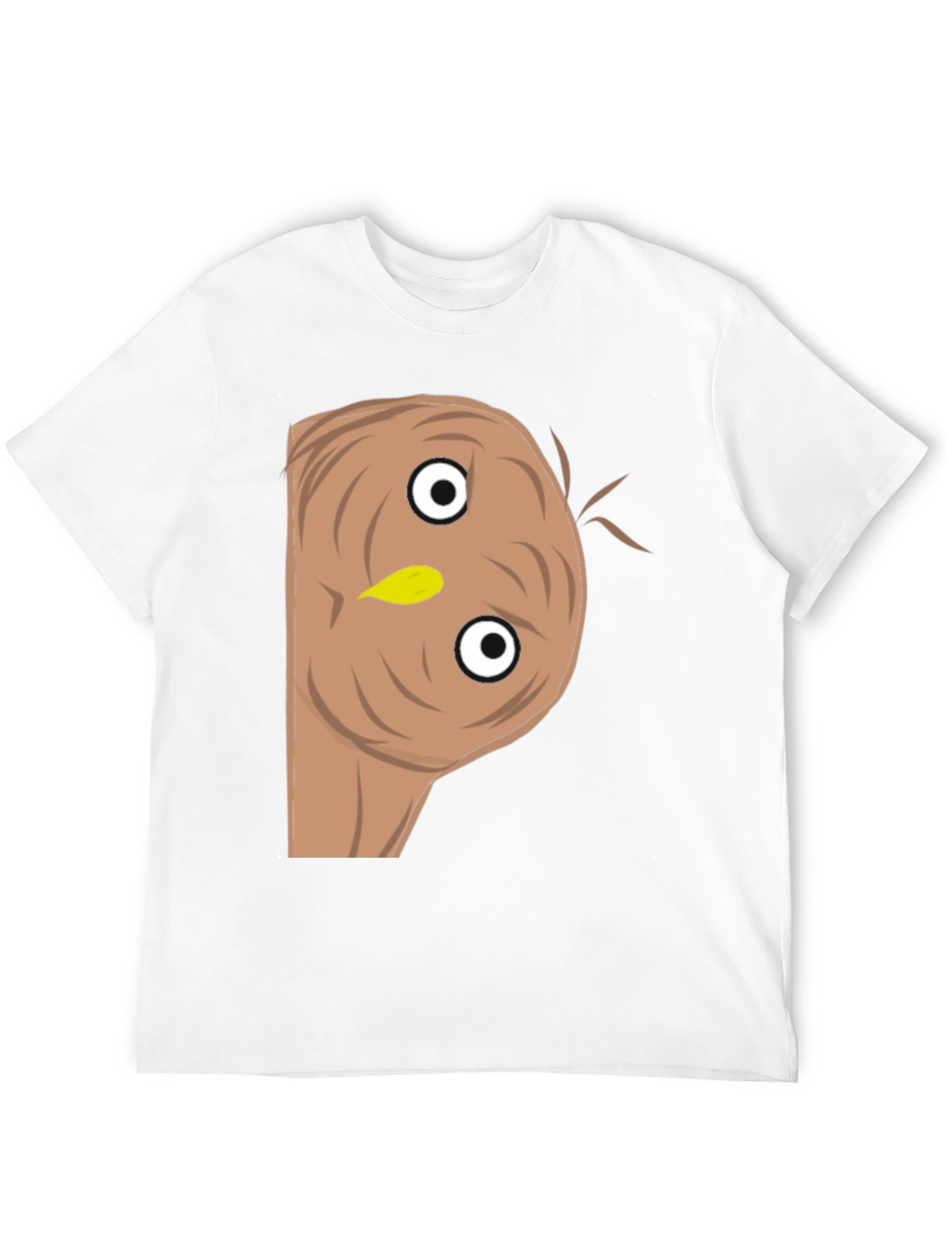 Black Funny Upside Down Owl Graphic Tee view 12