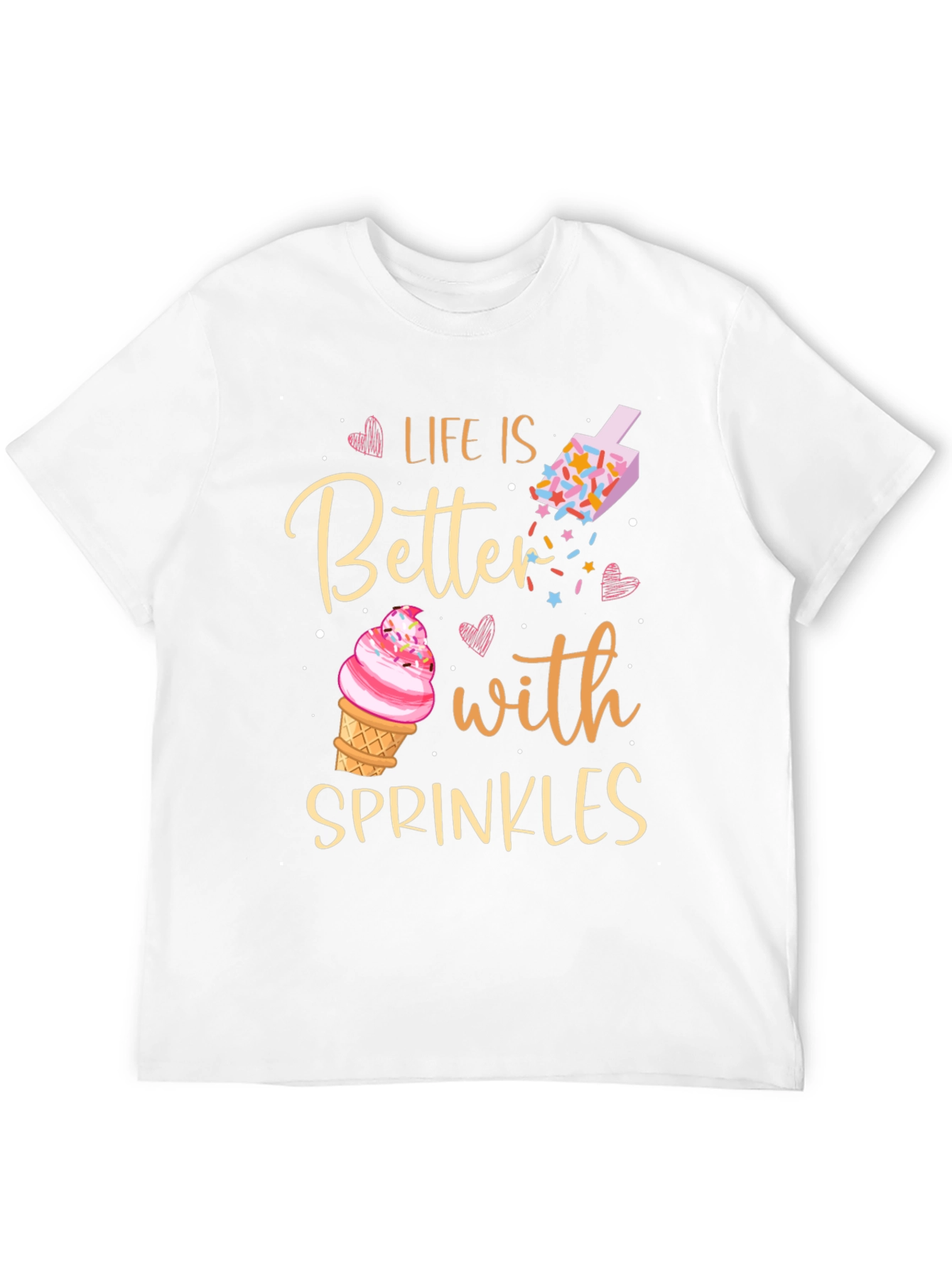 Black Life is Better with Sprinkles T-Shirt view 12