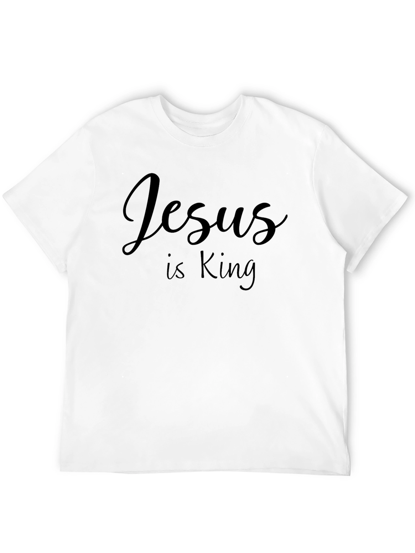 Black Jesus is King Black T-Shirt view 12