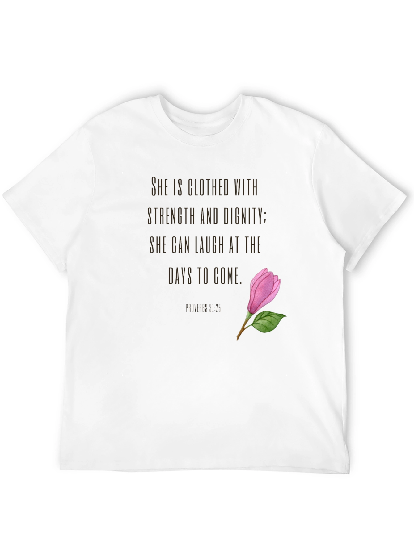 Black Strength & Dignity Graphic Tee - Stylish Christian Apparel view 12