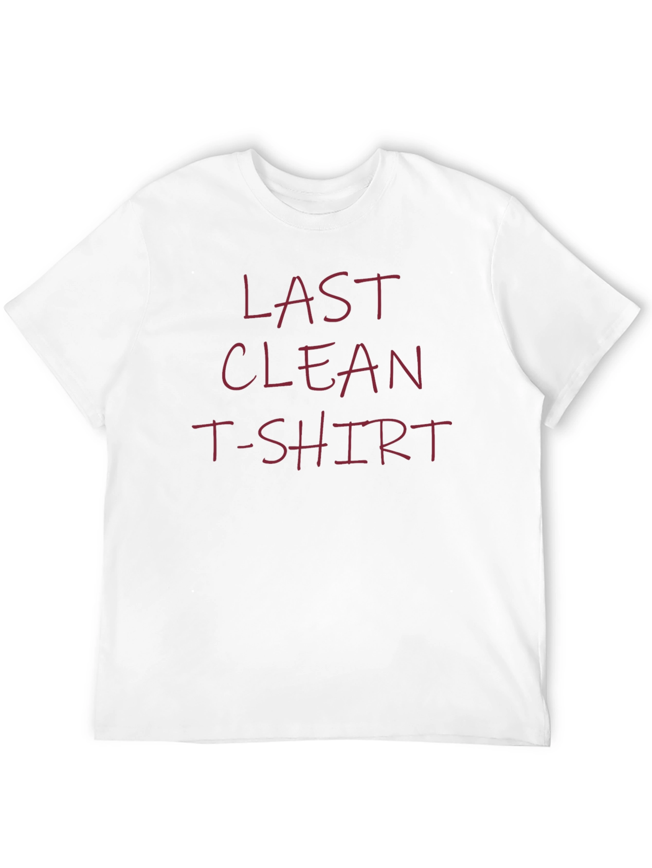 Black Last Clean T-Shirt Funny Graphic Tee view 12
