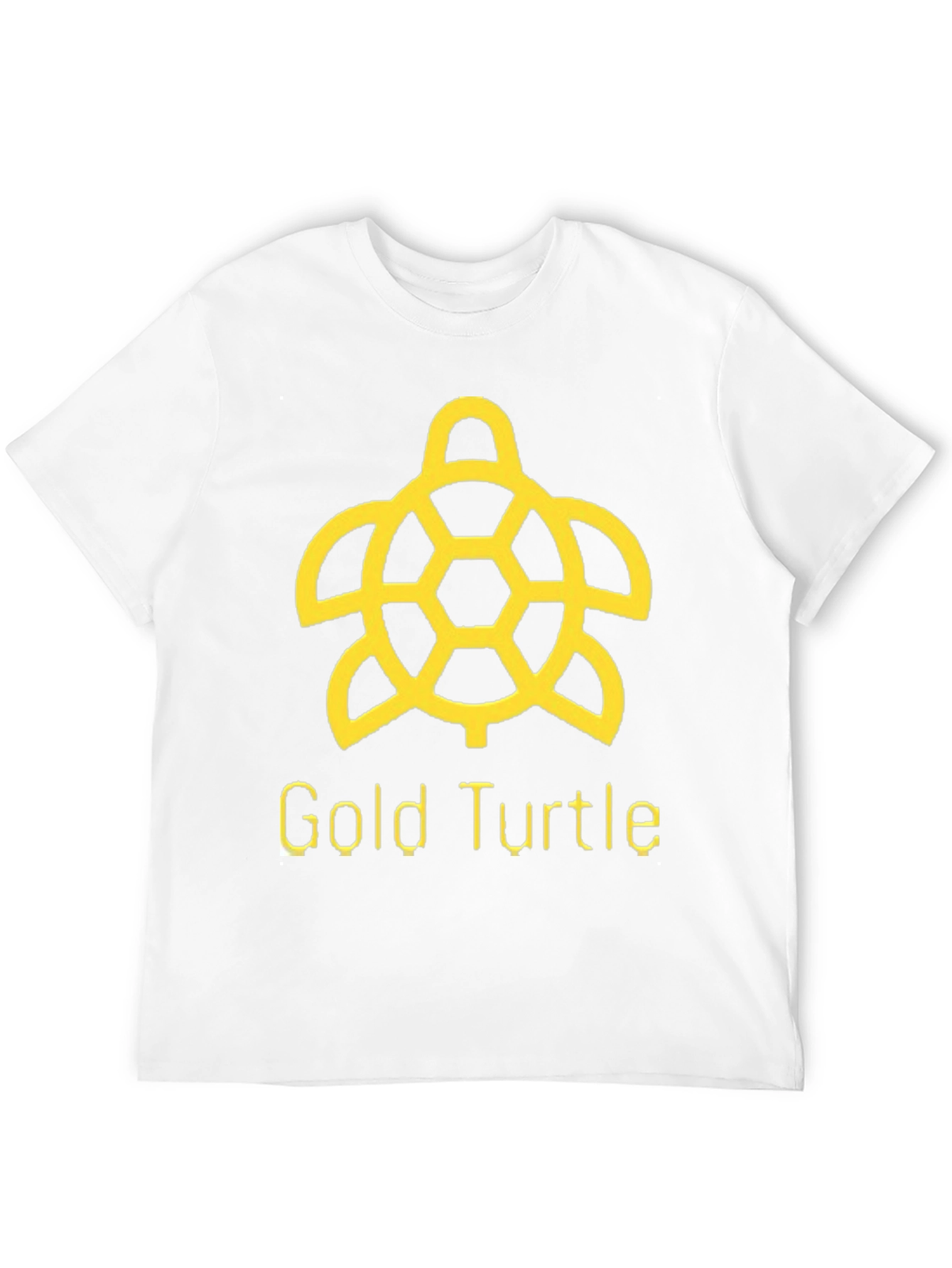 Black Gold Turtle Graphic Tee - Black Cotton T-Shirt view 12