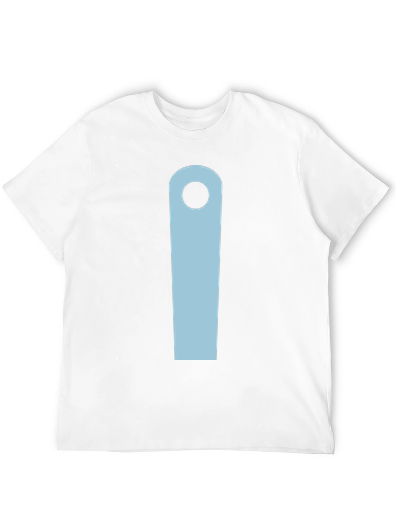 Black Minimalist Keyhole Graphic Tee - Black view 12