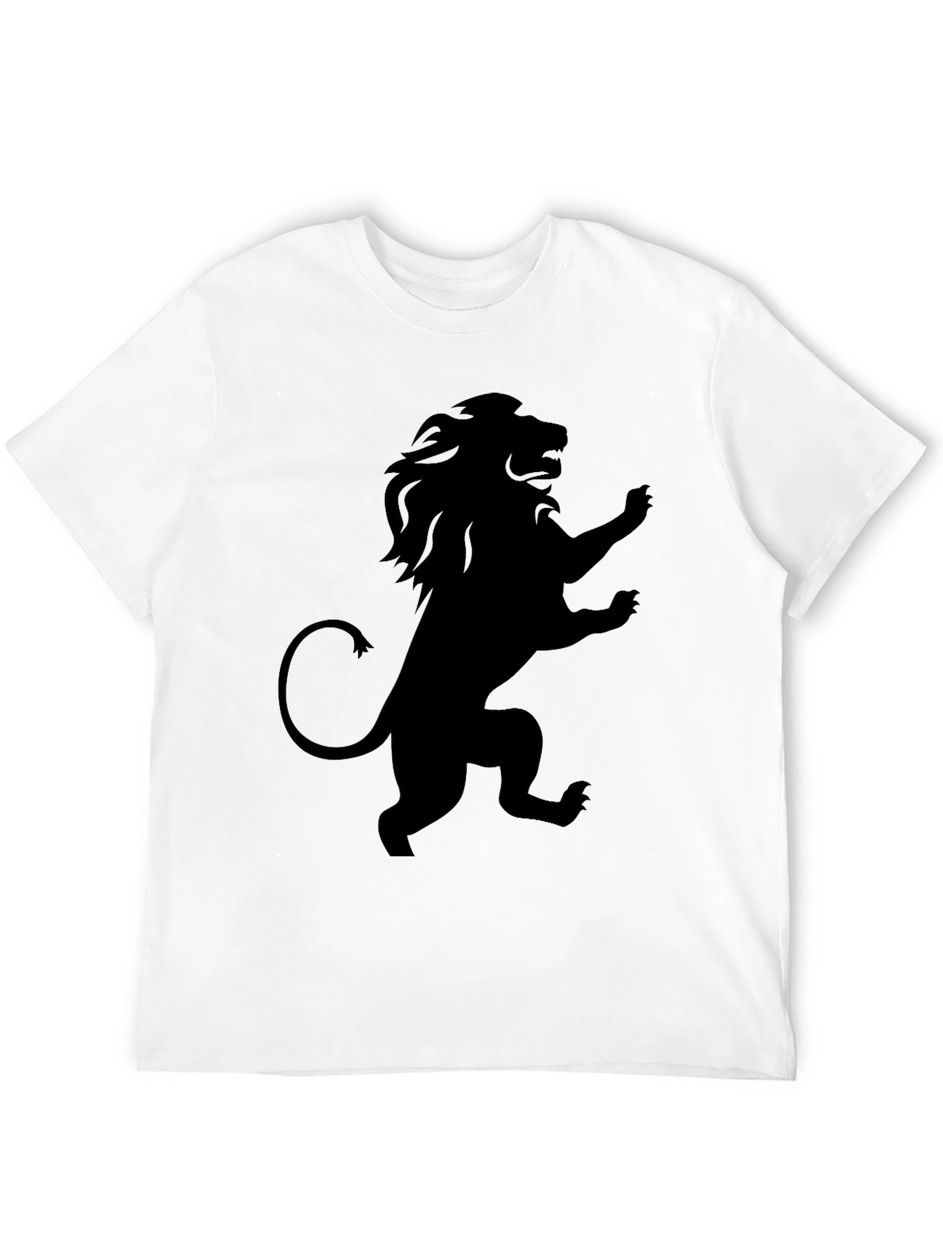 Black Lion Rampant Graphic T-Shirt - Black view 12