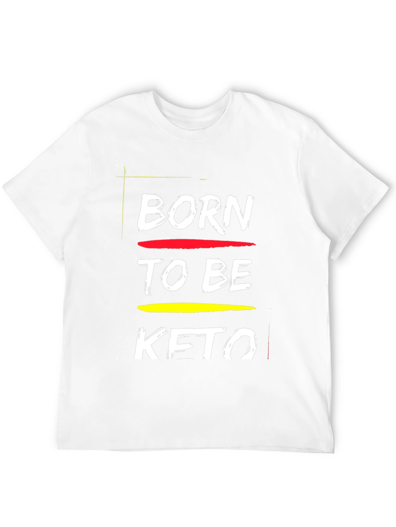 Black Born To Be Keto Black T-Shirt view 12