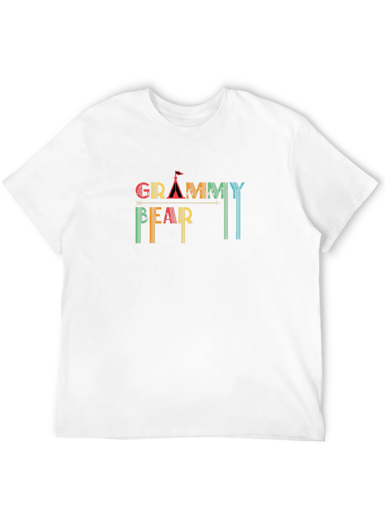 Black Grammy Bear Novelty Graphic T-Shirt view 12