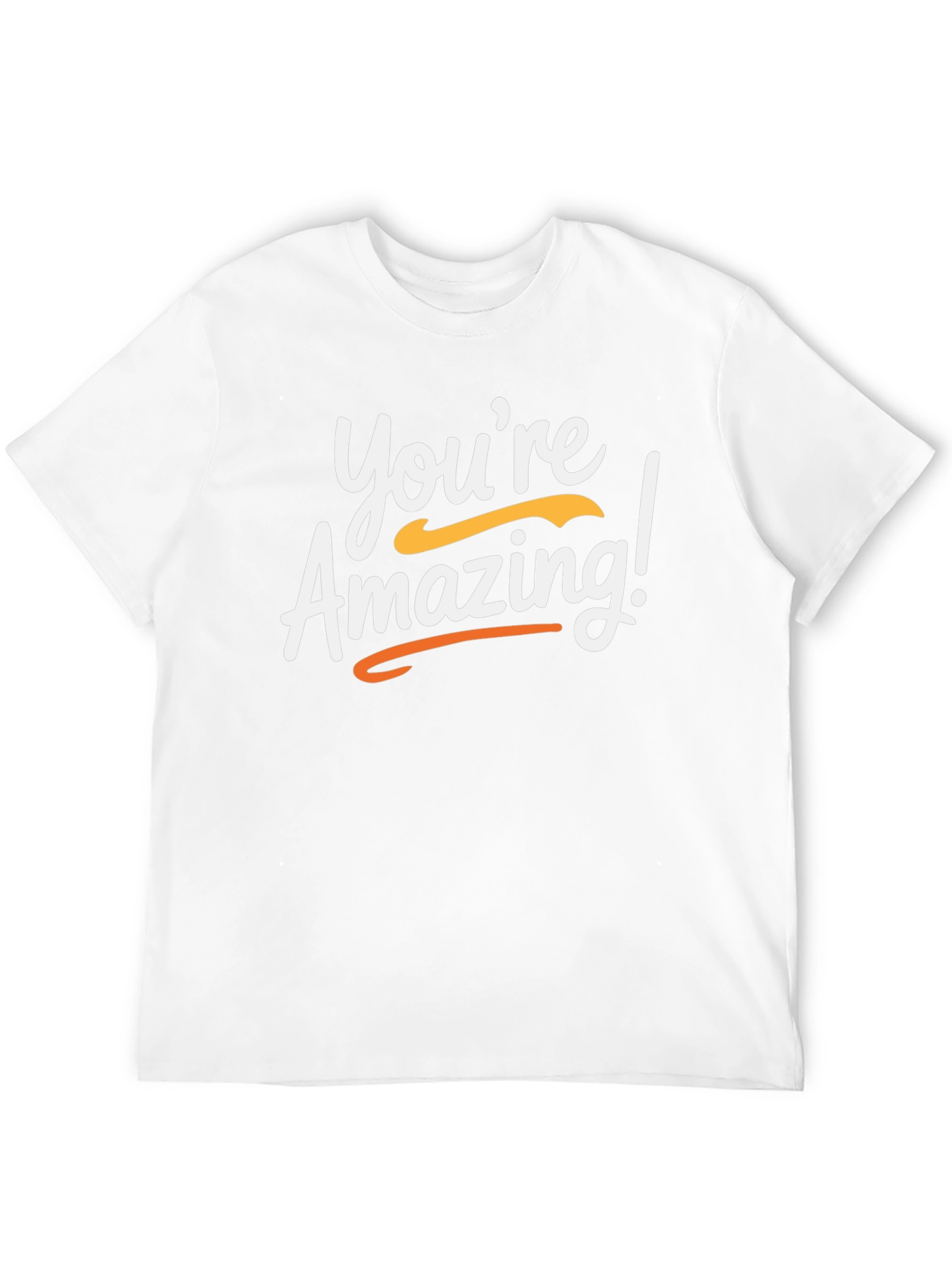 Black You're Amazing! Graphic Tee - Black view 12