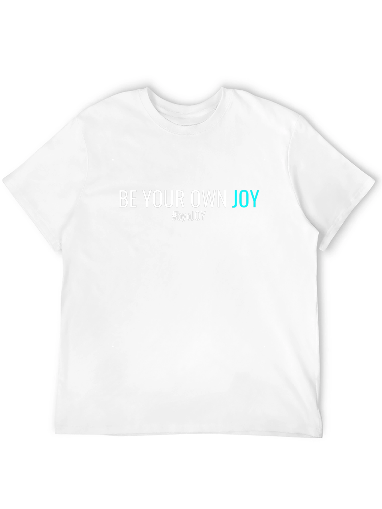 Black Be Your Own Joy T-Shirt - Black Cotton Tee view 12