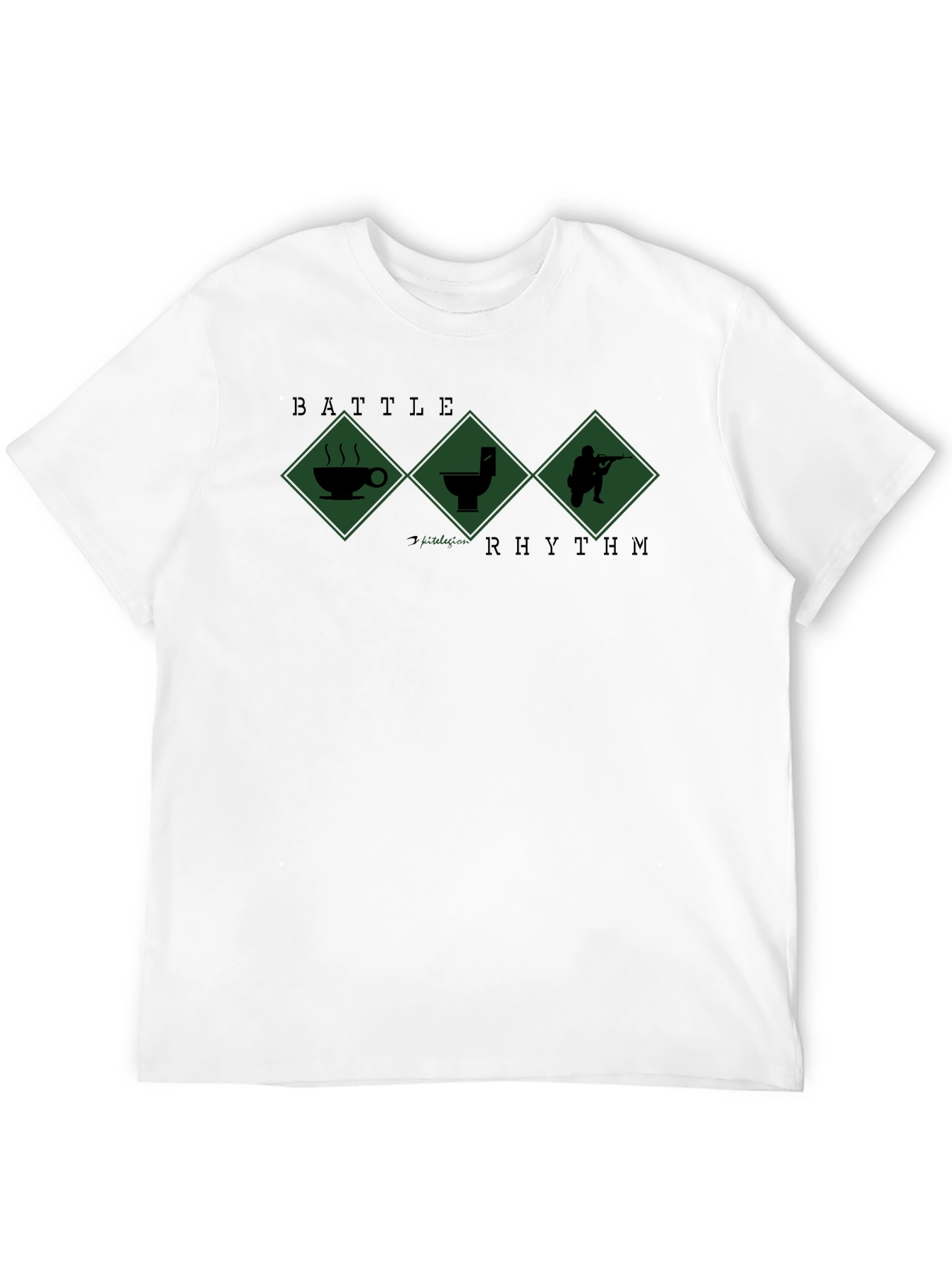 Black Battle Rhythm Graphic T-Shirt - Comfort & Style view 12