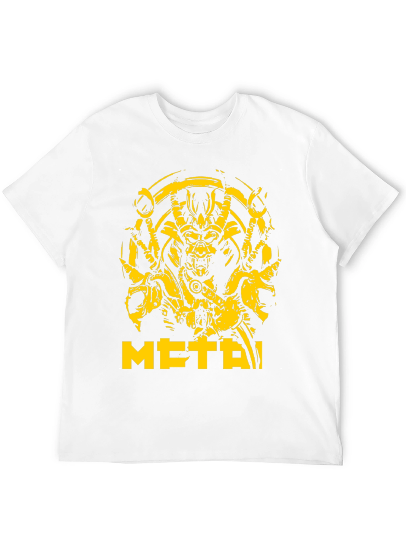 Black Metal Demon Graphic Tee - Black view 12