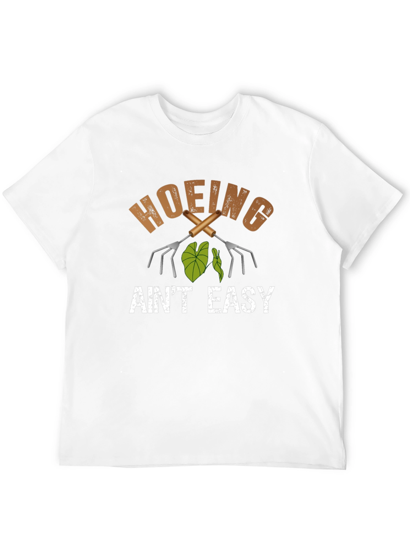 Black Hoeing Ain't Easy T-Shirt - Gardening Humor Tee view 12