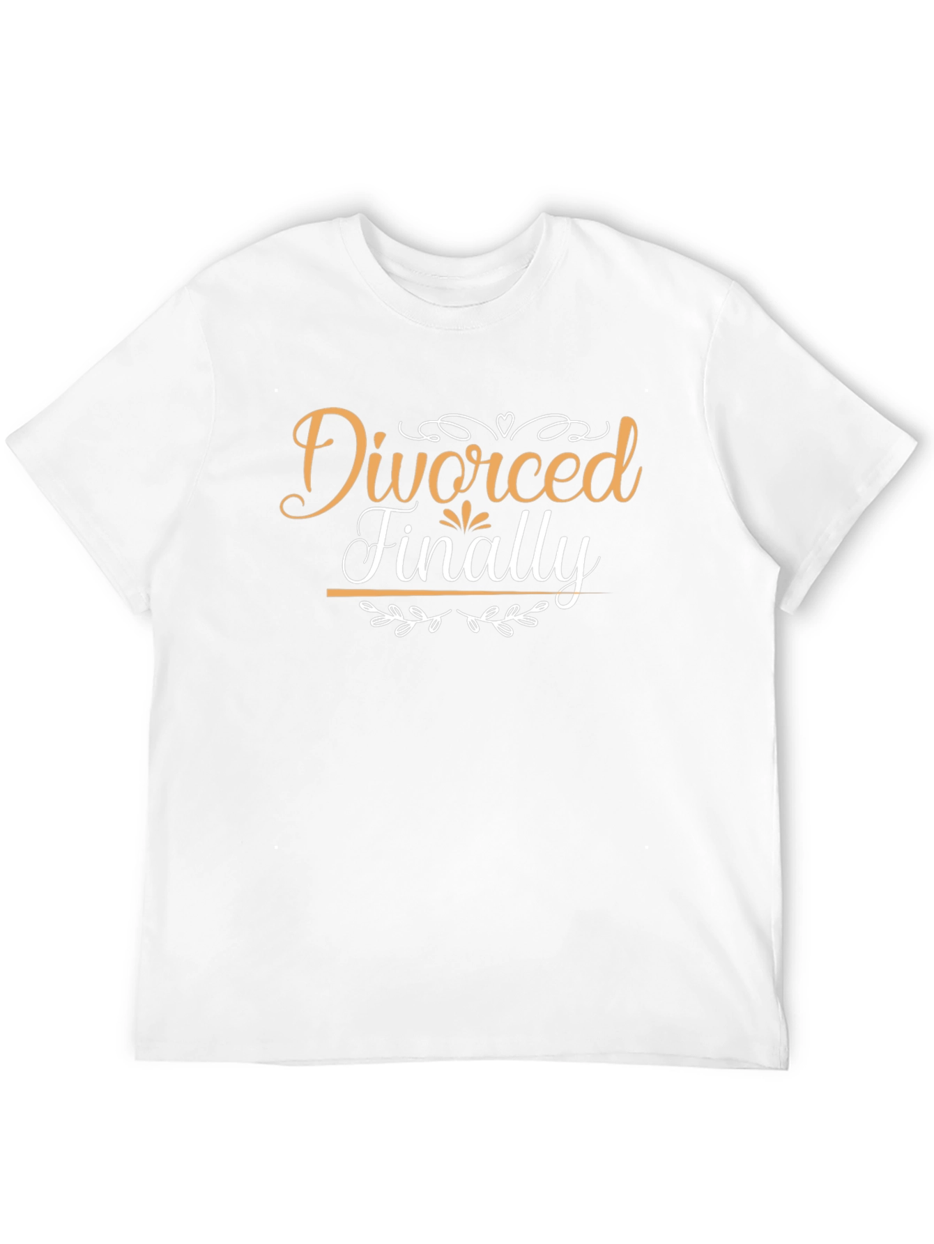 Black Divorced Finally Graphic Tee view 12