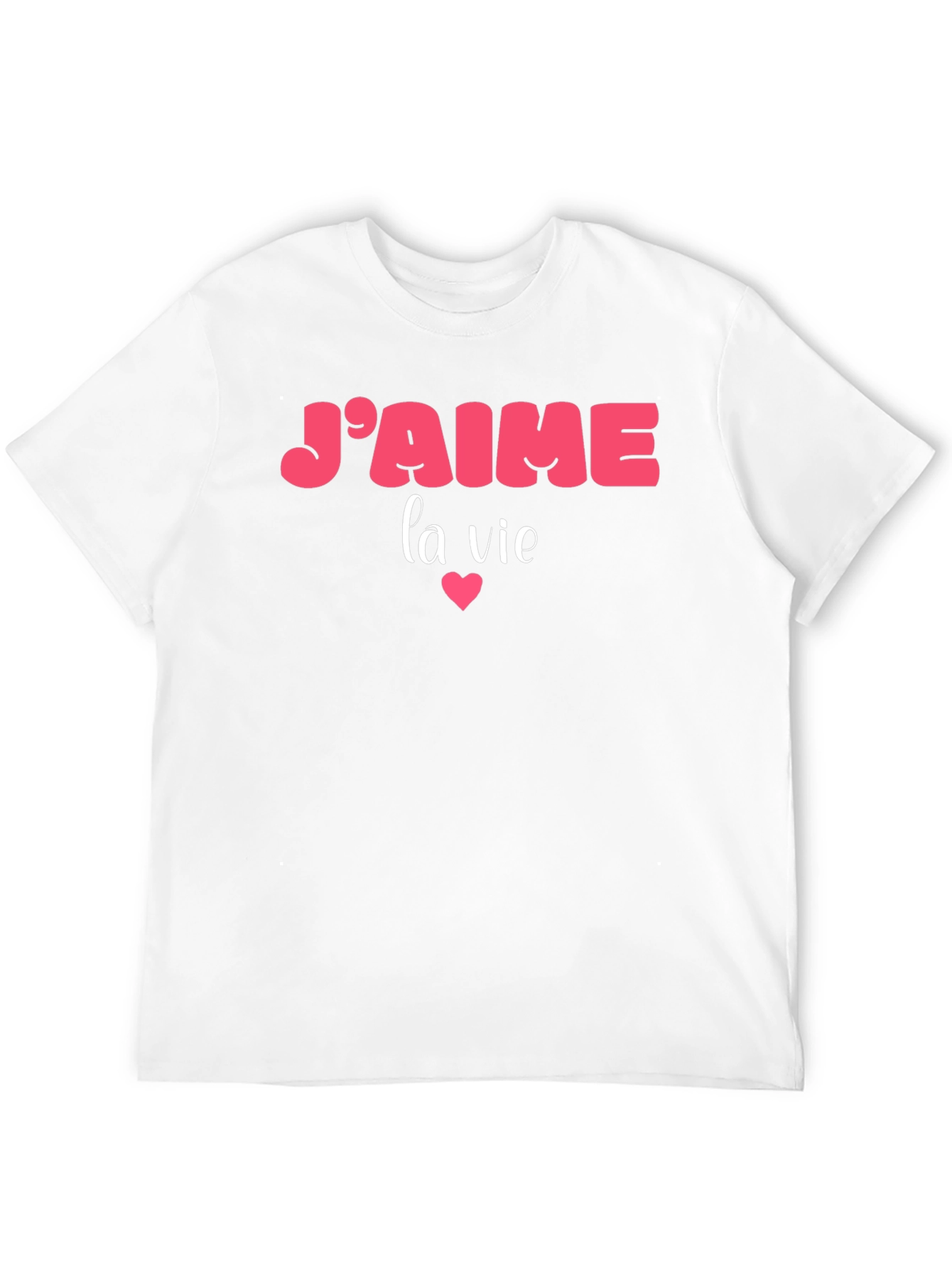 Black J'aime la vie Graphic T-Shirt - Black view 12