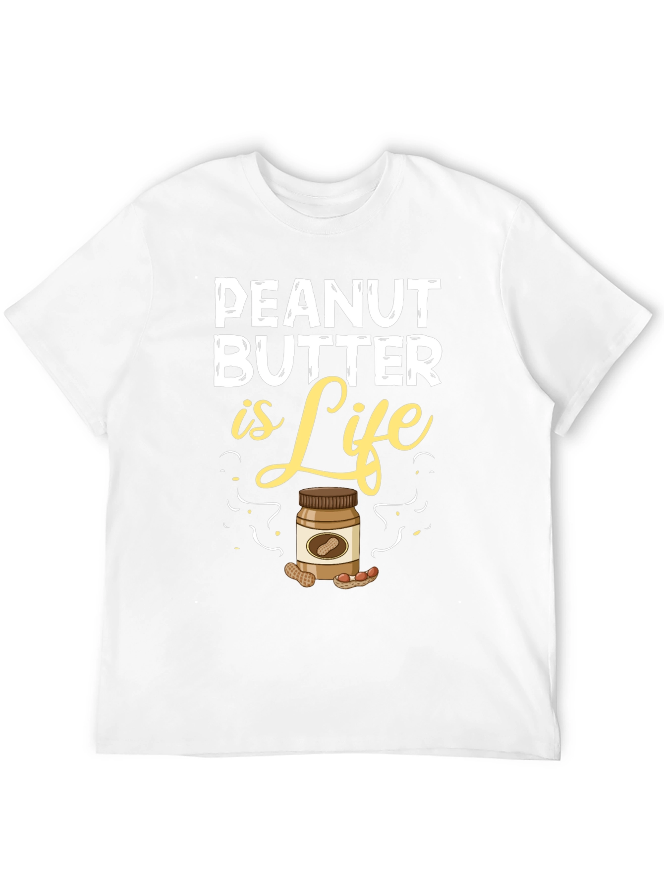 Black Peanut Butter is Life Graphic T-Shirt view 12