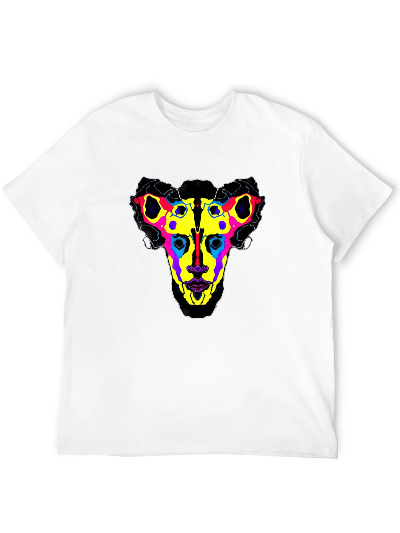 Black Abstract Geometric Graphic Print Tee view 12