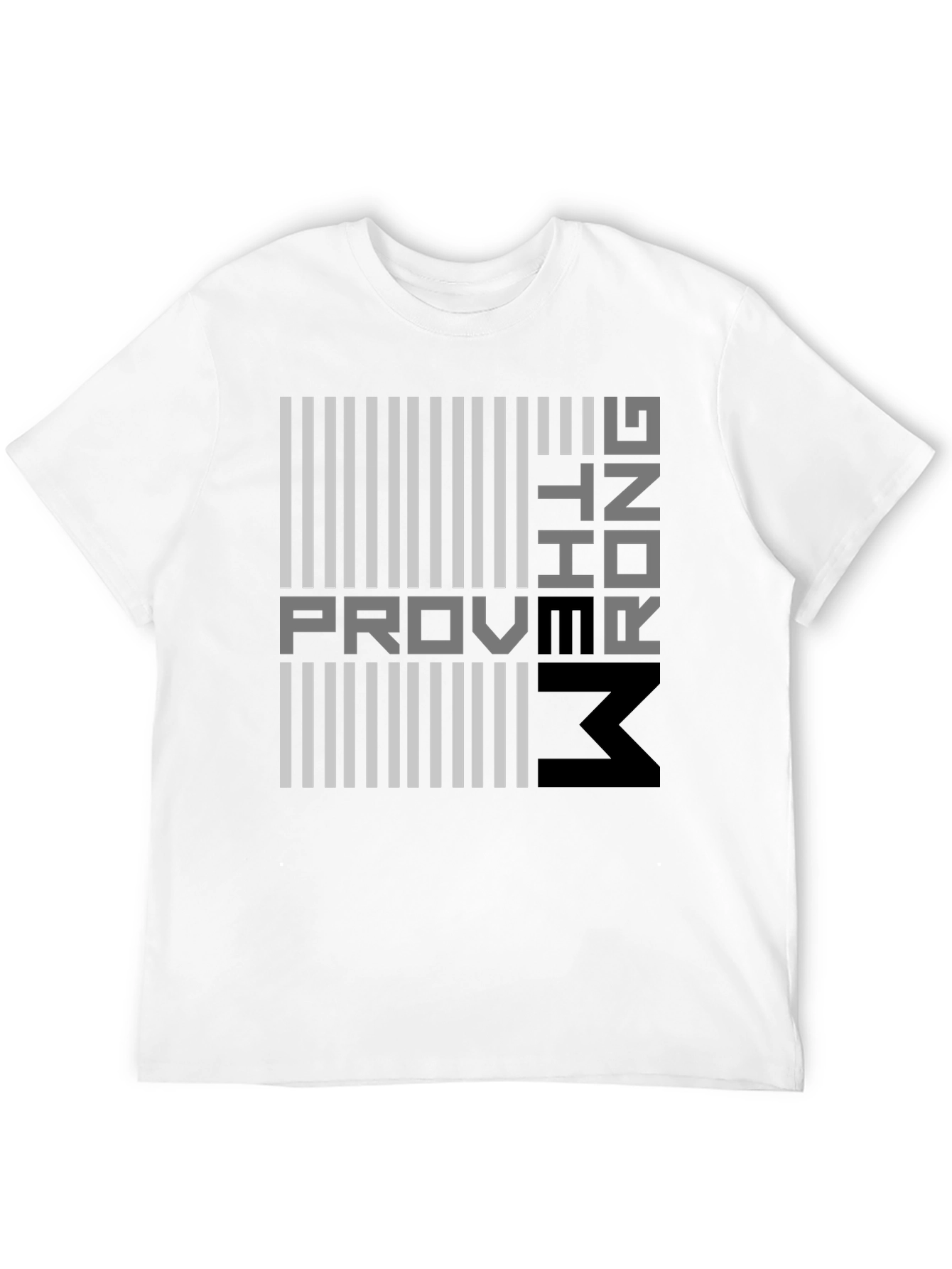 Black Proving Them Wrong Graphic T-Shirt - Modern Design view 12