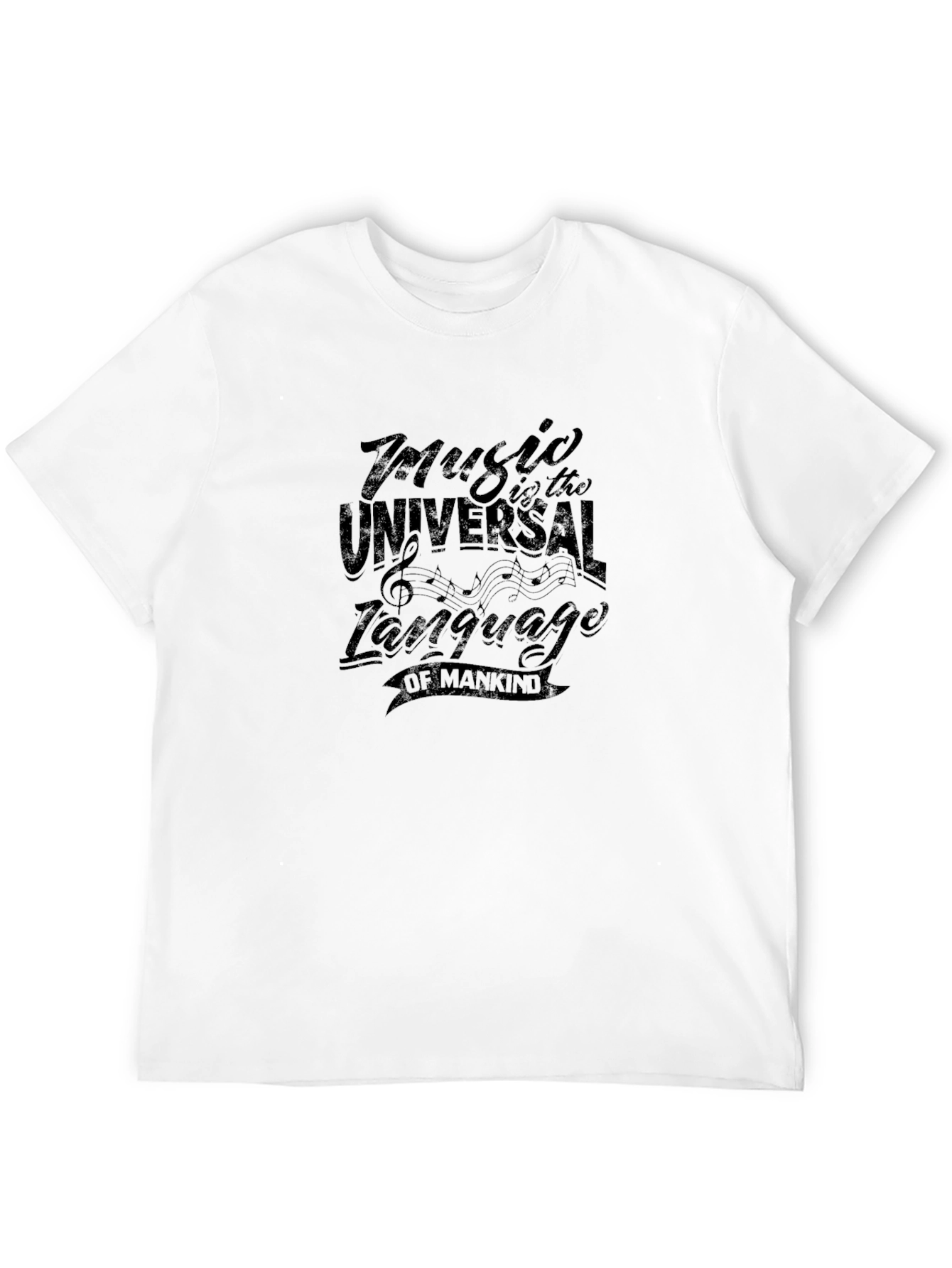 Black Music is the Universal Language Graphic T-Shirt view 12
