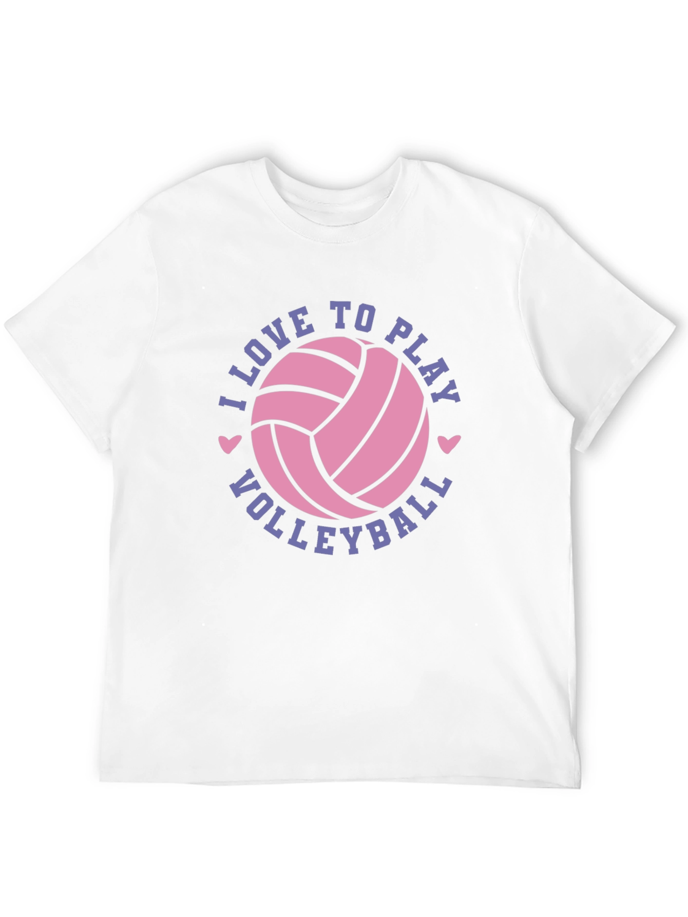 Black I Love to Play Volleyball Graphic Tee Shirt view 12