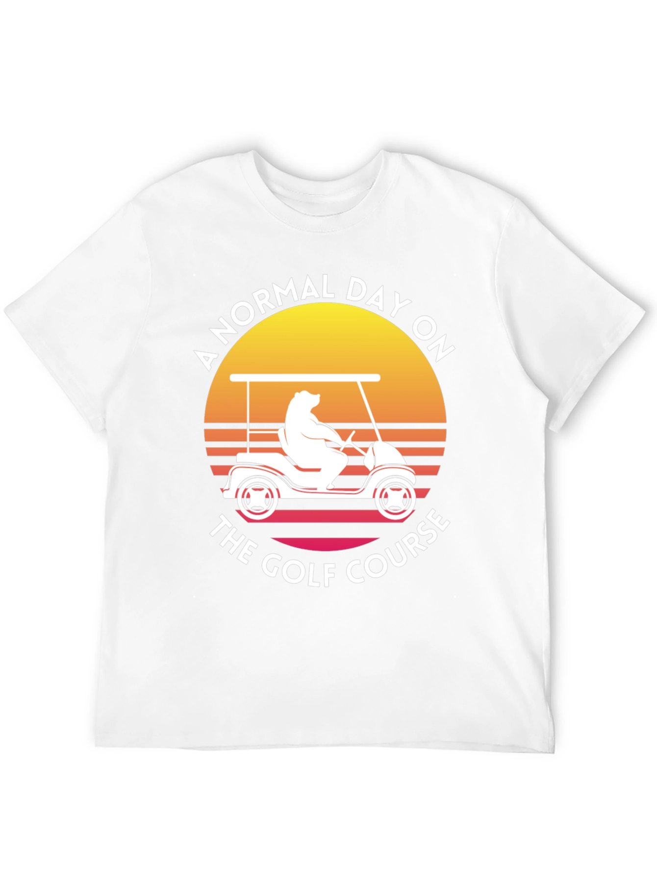 Black Golf Course Bear Tee - Normal Day Golfing view 12