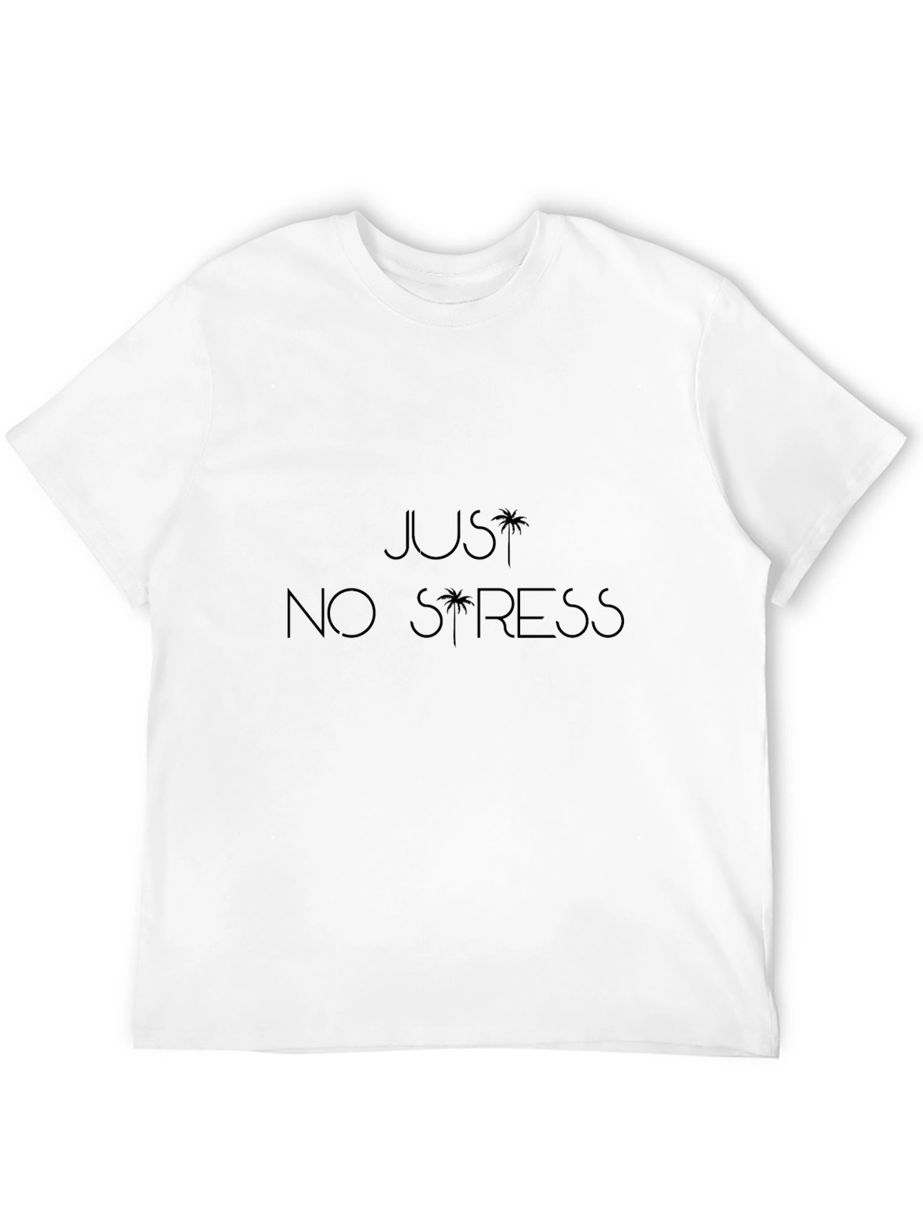 Black Just No Stress Black Tee view 12