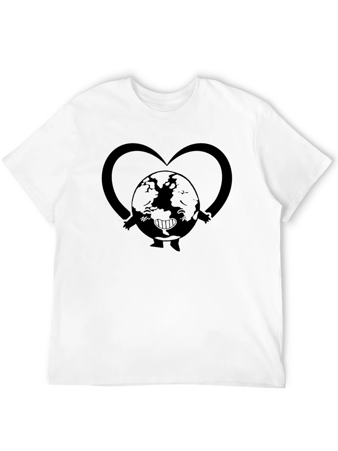 Black Earth Heart Graphic Tee - Love Our Planet view 12
