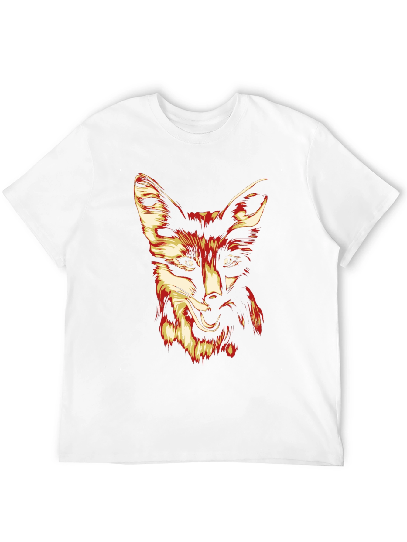 Black Fox Graphic Print Tee - Stylish Men's Black T-Shirt view 12