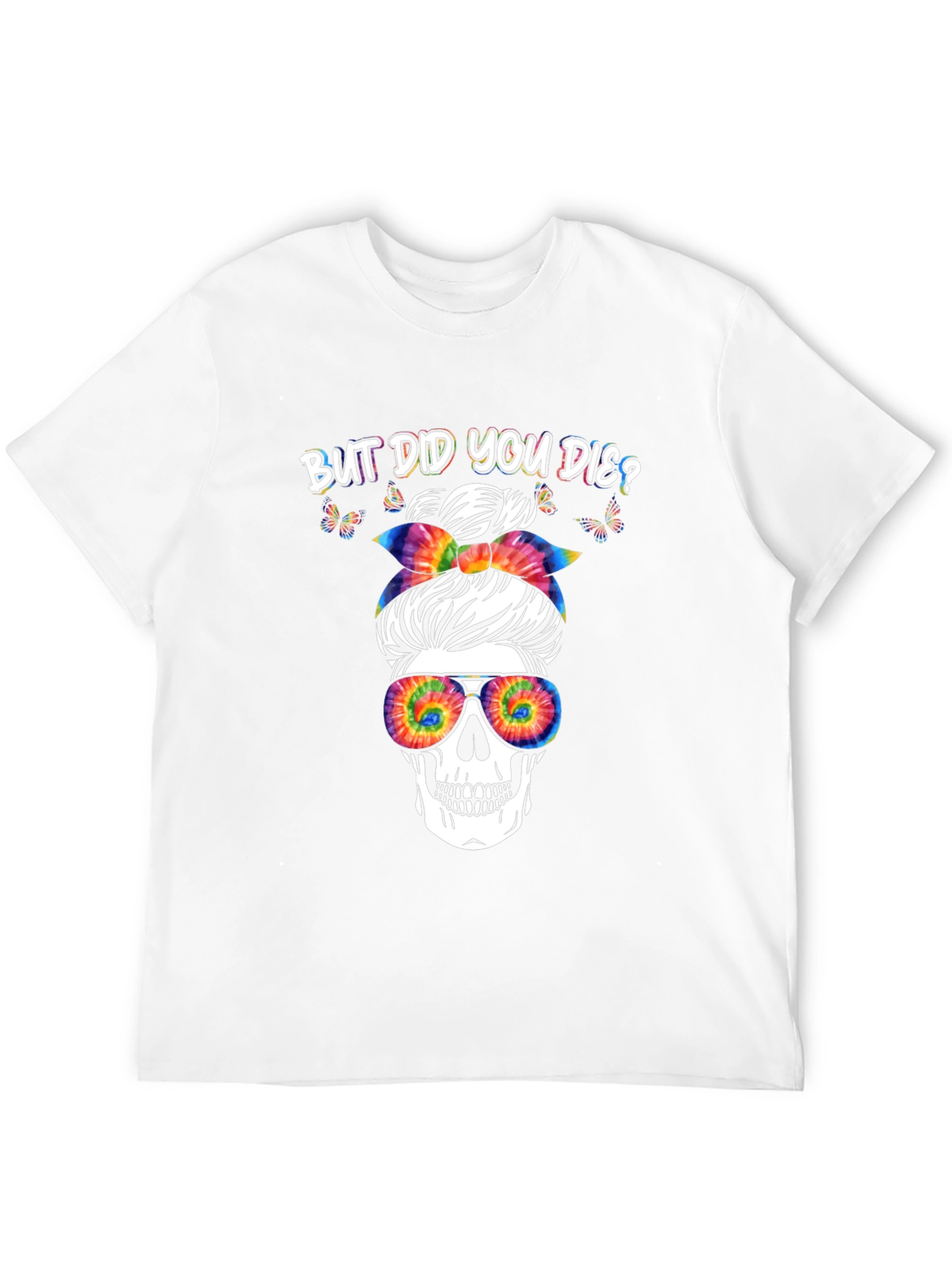 Black But Did You Die? Skull Graphic Tee view 12