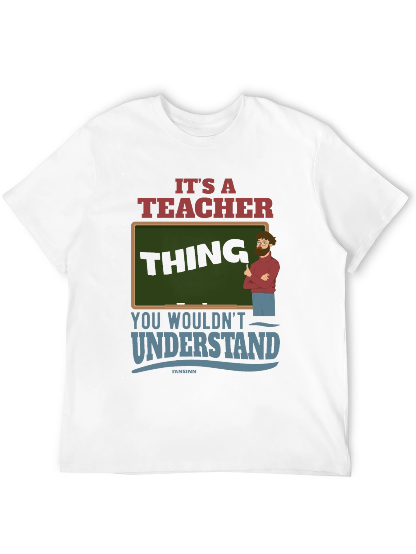 Black It's A Teacher Thing T-Shirt view 12