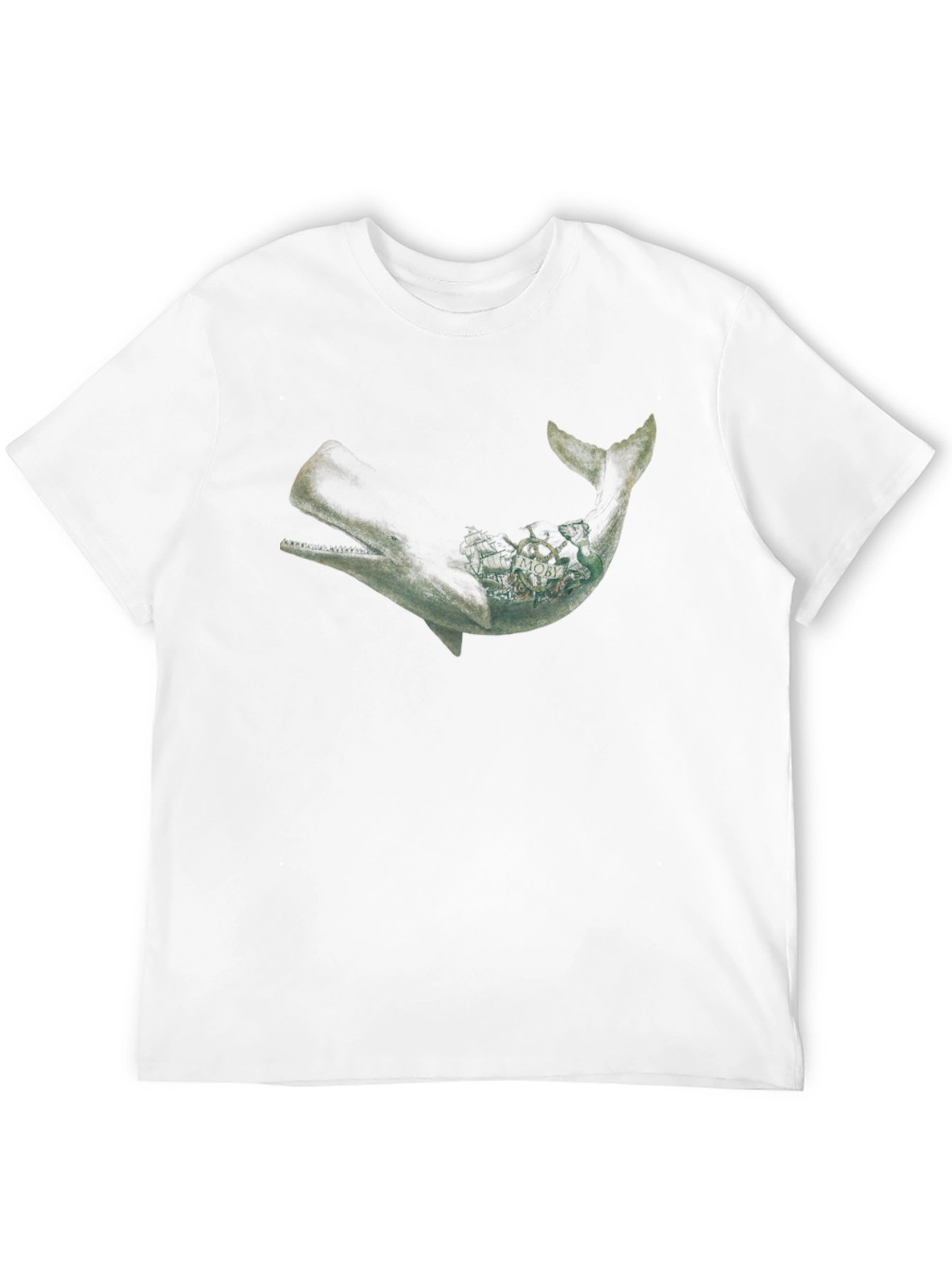 Black Whale Shipwreck Graphic Tee - Black view 12