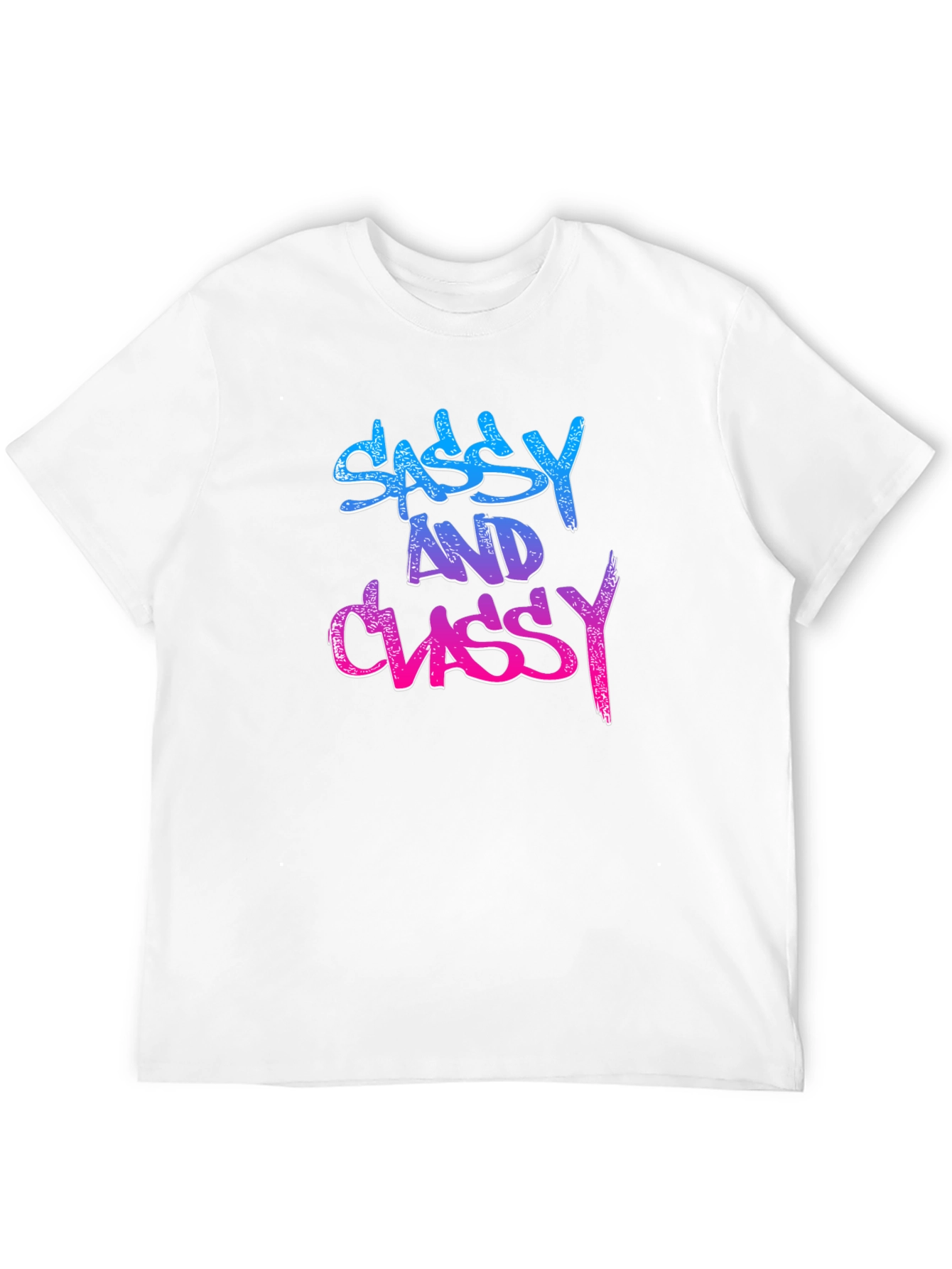 Black Sassy and Classy Black Graphic Tee view 12