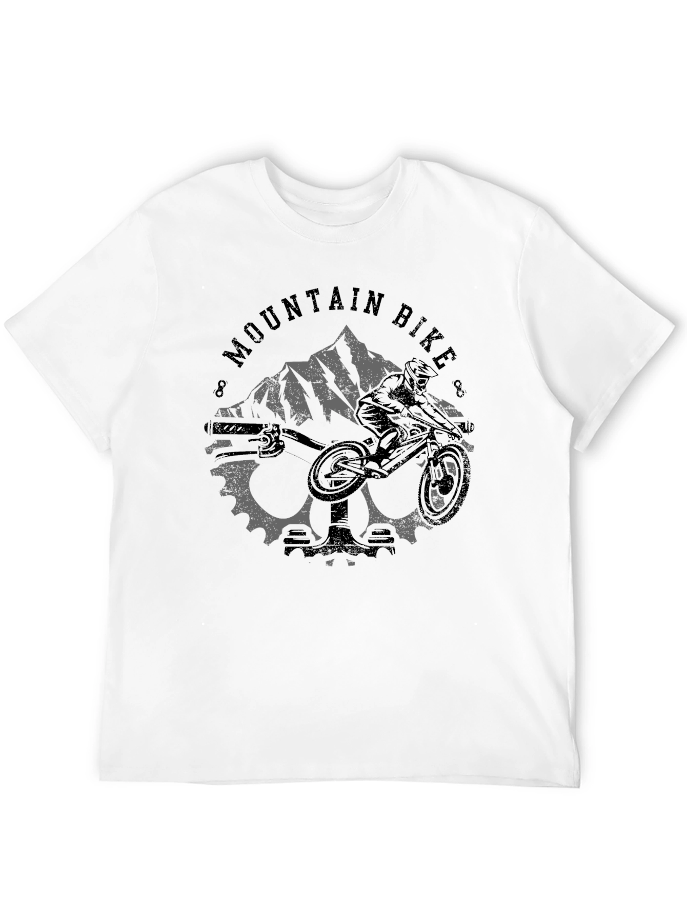 Black Mountain Bike Graphic Tee - Adventure Ready! view 12