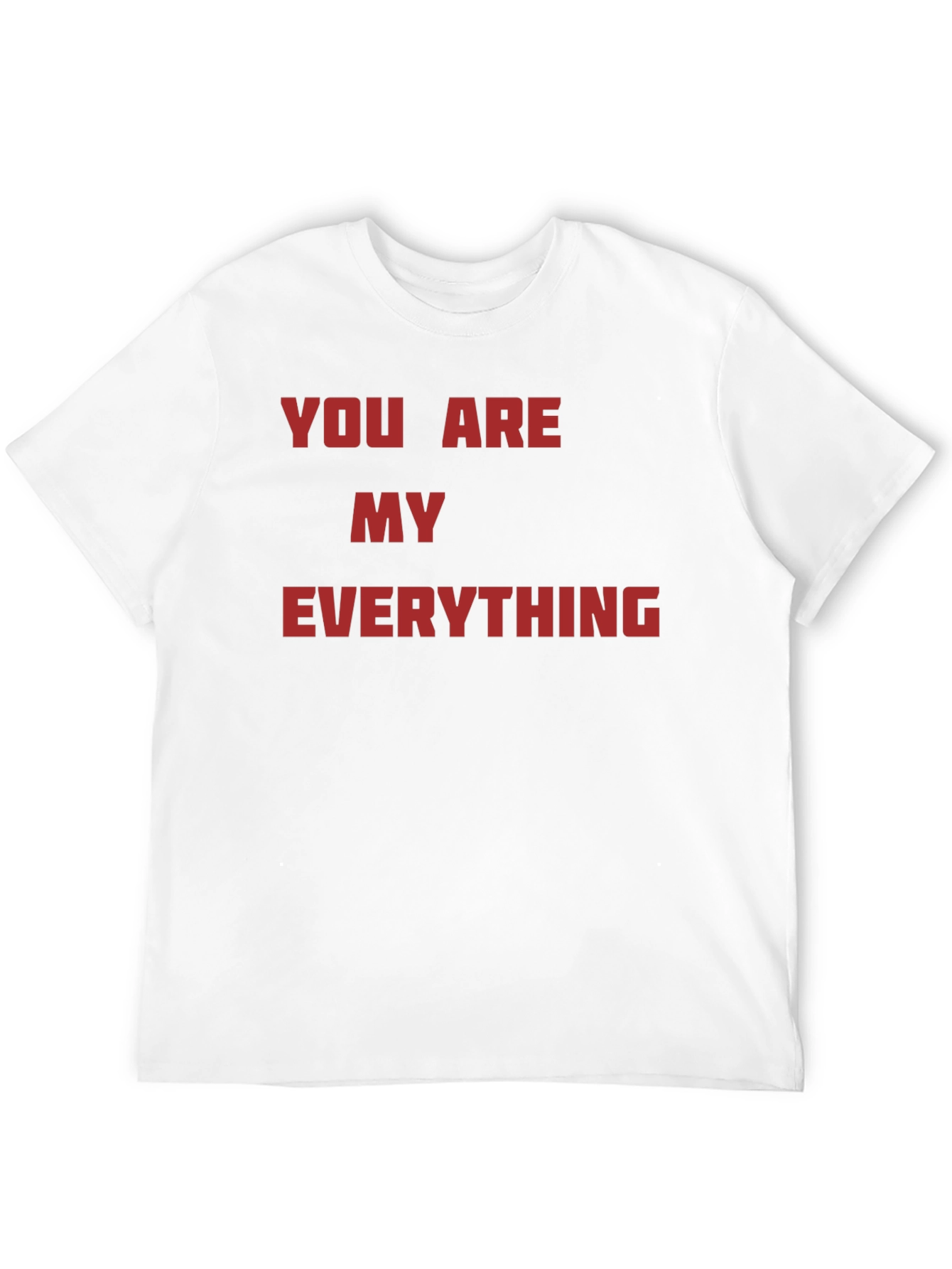 Black Romantic "You Are My Everything" Graphic Tee view 12
