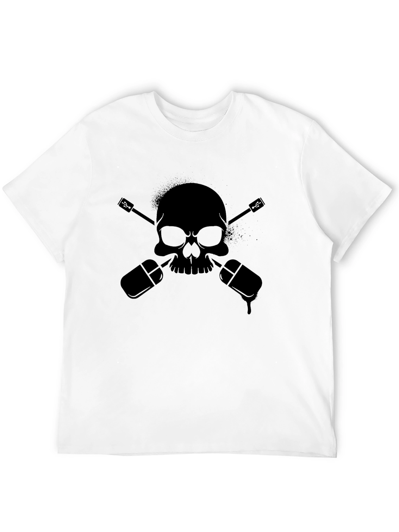 Black Skull & Mic Black T-Shirt view 12