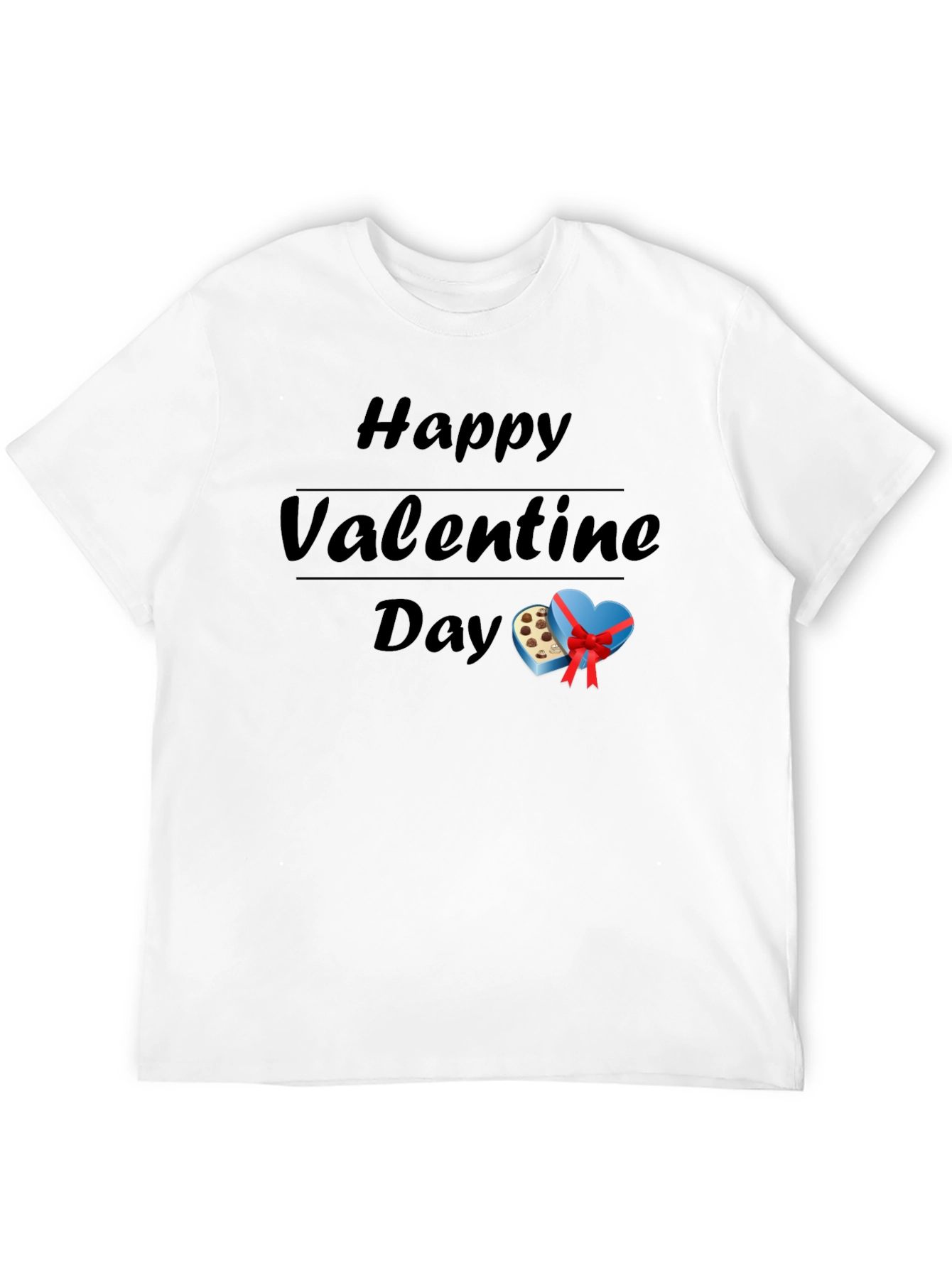 Black Happy Valentine's Day Graphic Tee view 12