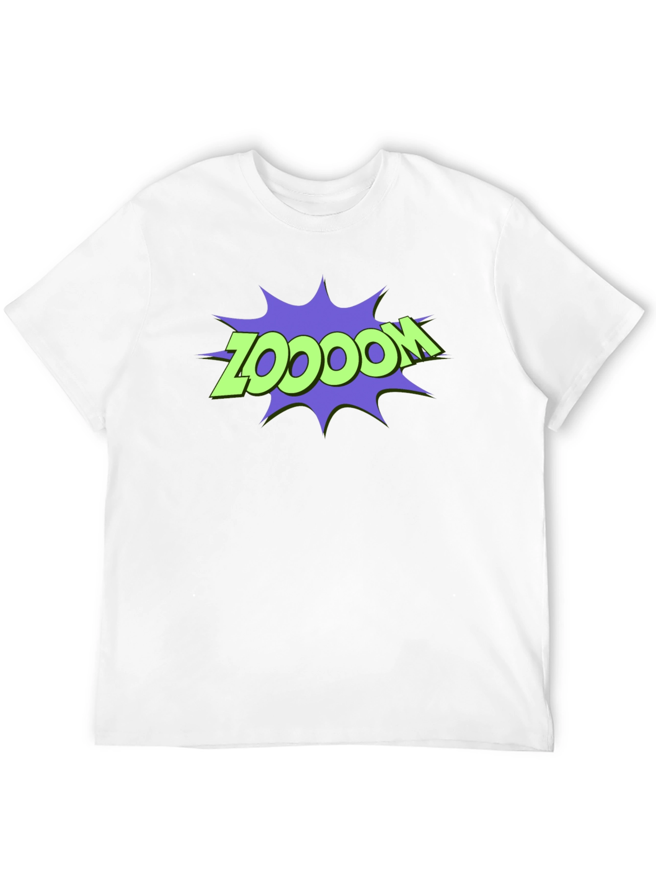 Black Zoodooom T-Shirt - Men's Graphic Tee view 12