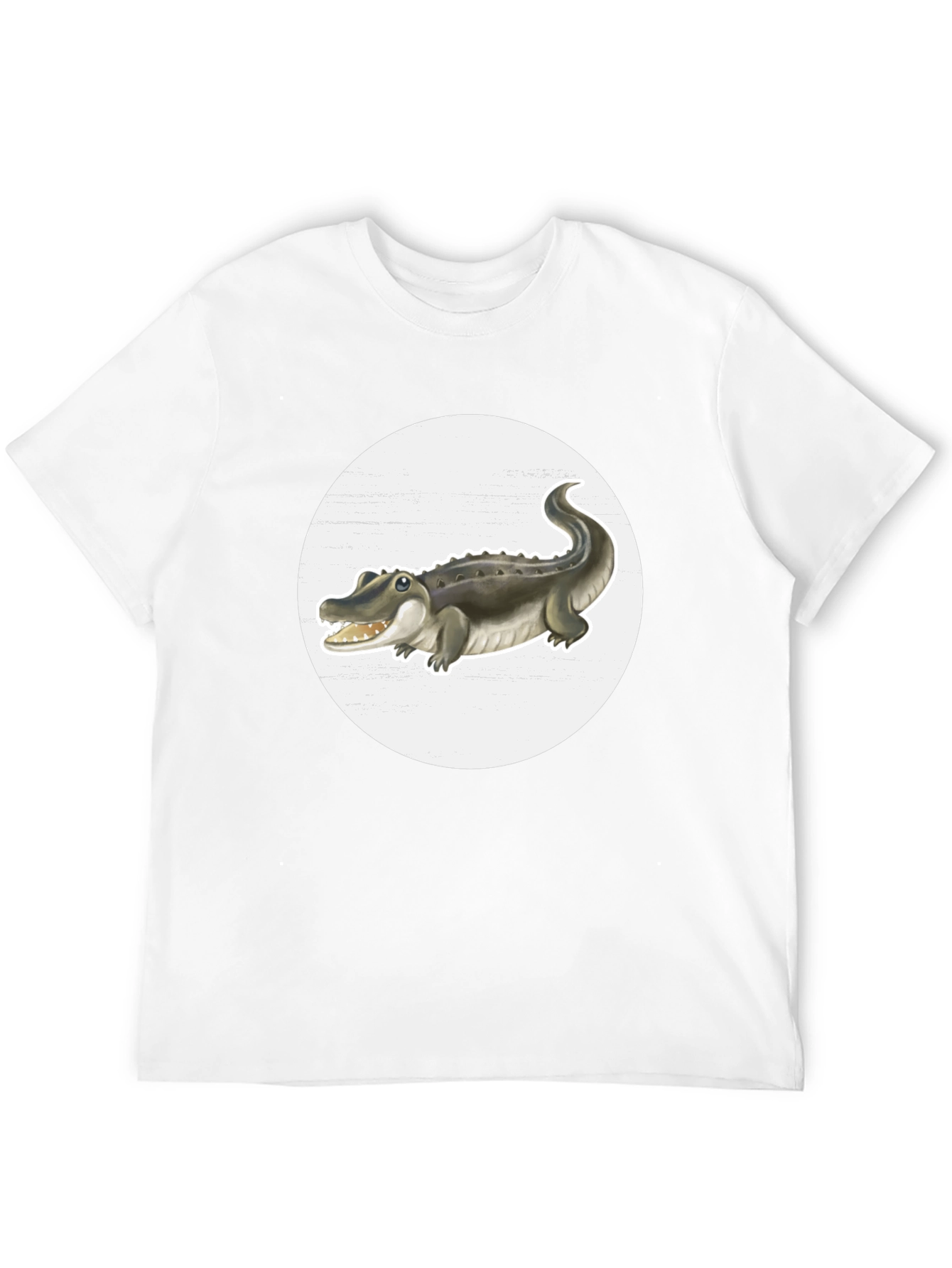 Black Crocodile Graphic Tee - Black view 12