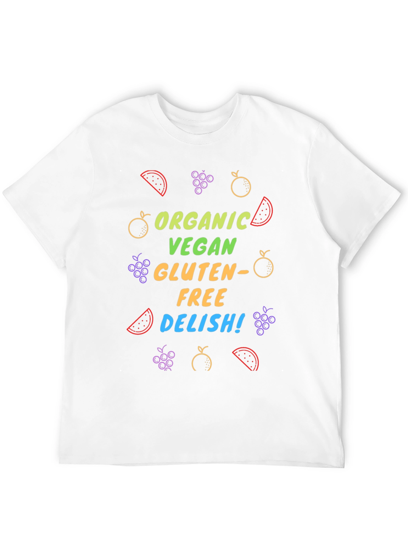 Black Organic Vegan Gluten-Free Graphic Tee view 12