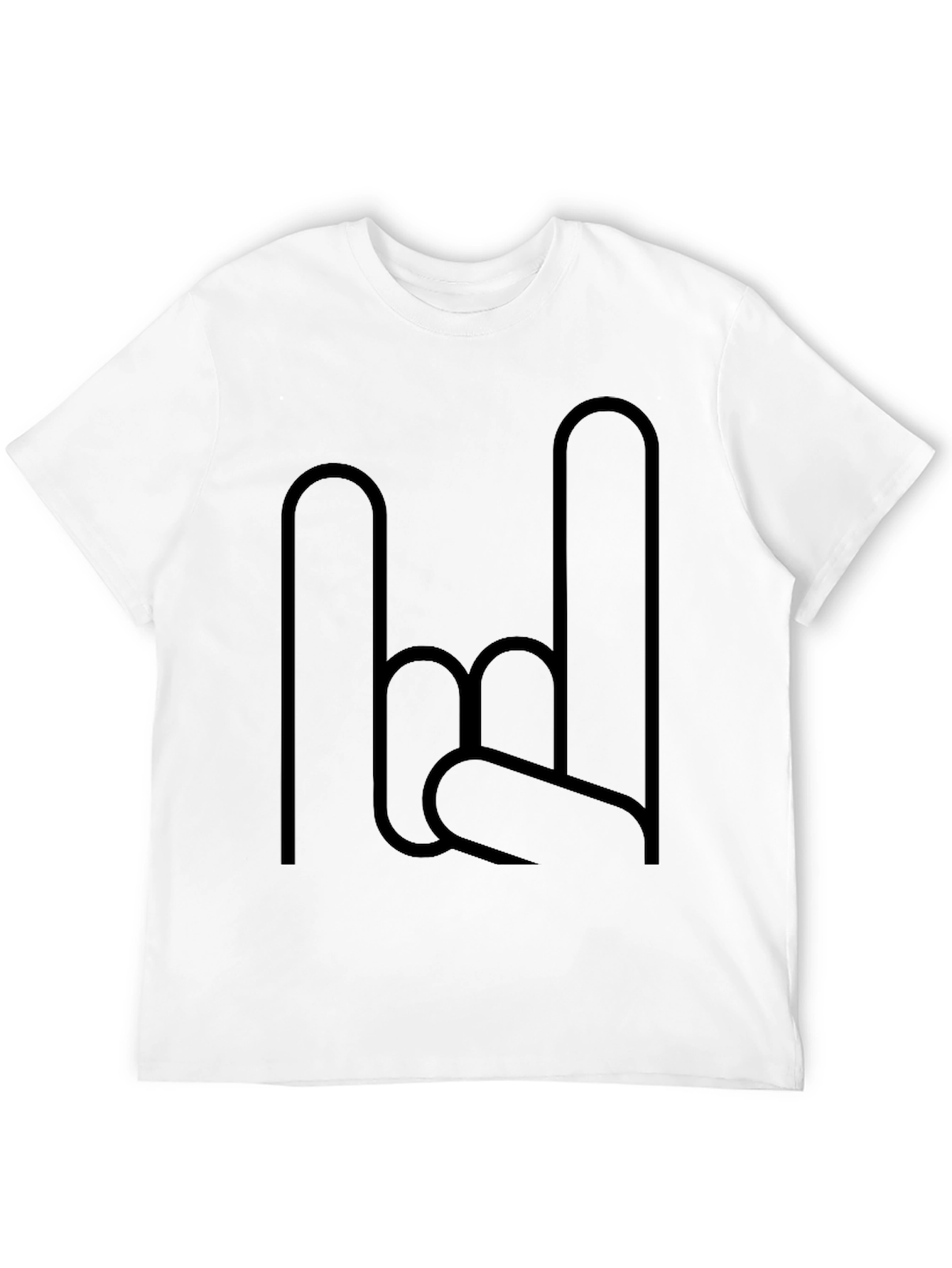 Black Rock On Graphic Black T-Shirt view 12