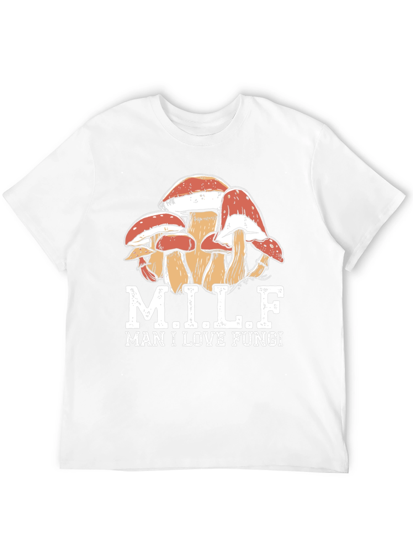 Black MILF Man I Love Fungi T-Shirt view 12