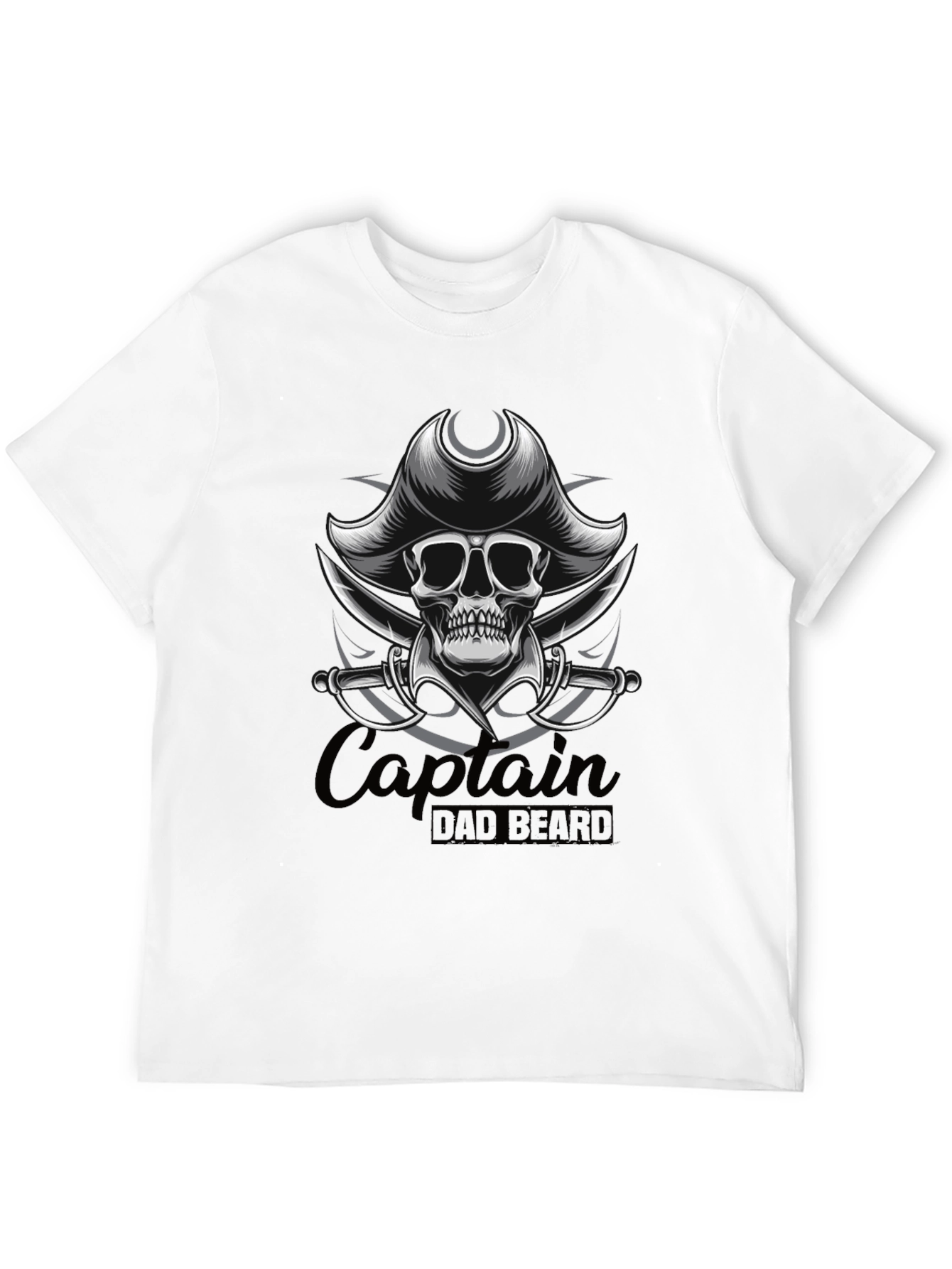 Captain Dad Beard Graphic T-Shirt - 12