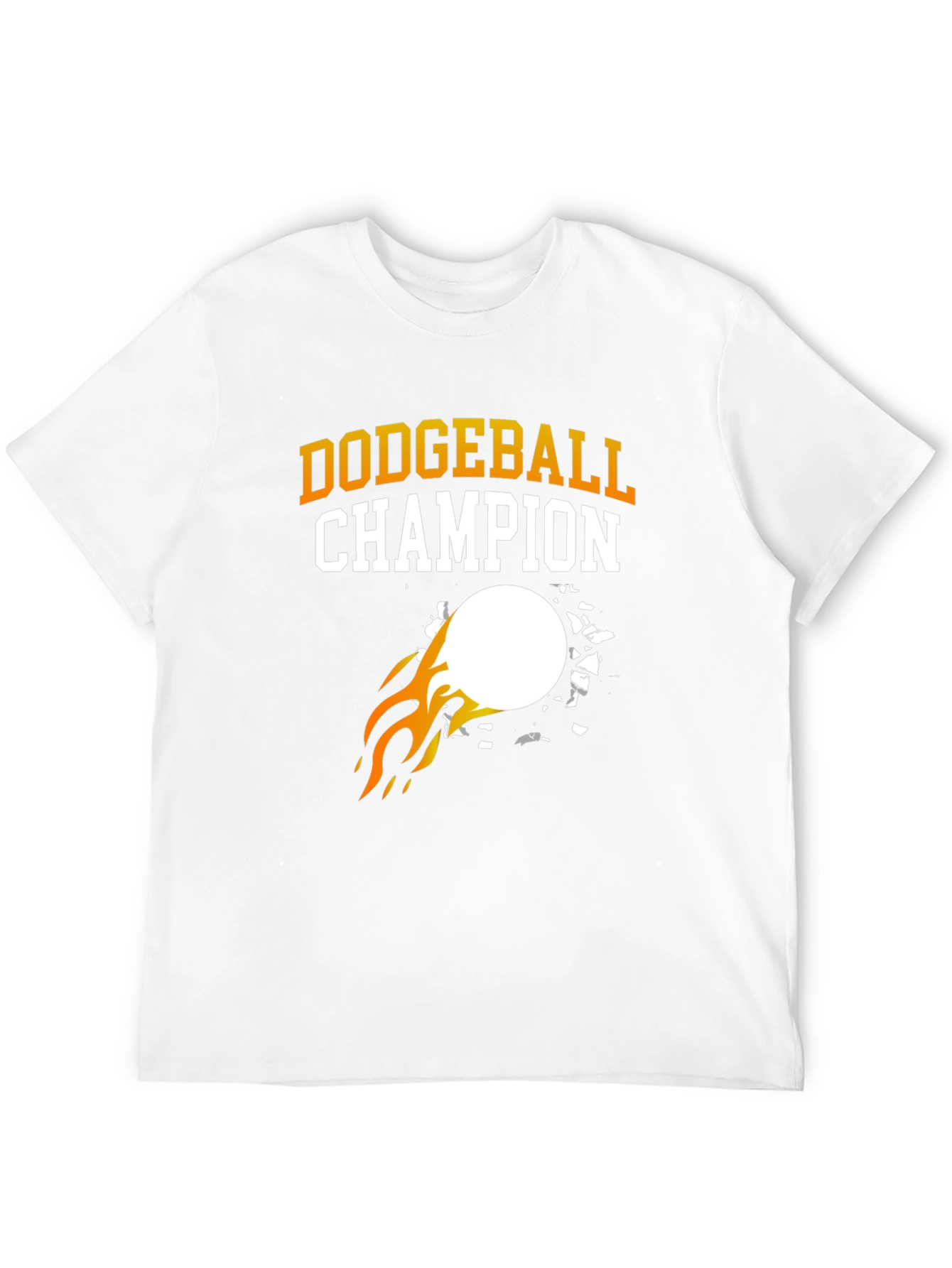 Black Dodgeball Champion Graphic T-Shirt view 12