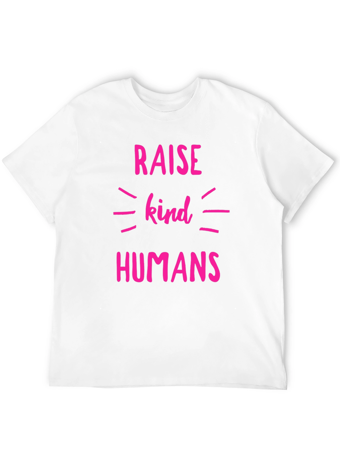 Black Raise Kind Humans T-Shirt - Black Crew Neck Tee view 12