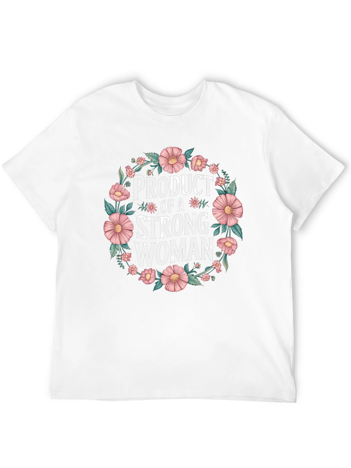 Black Product of a Strong Woman T-Shirt view 12