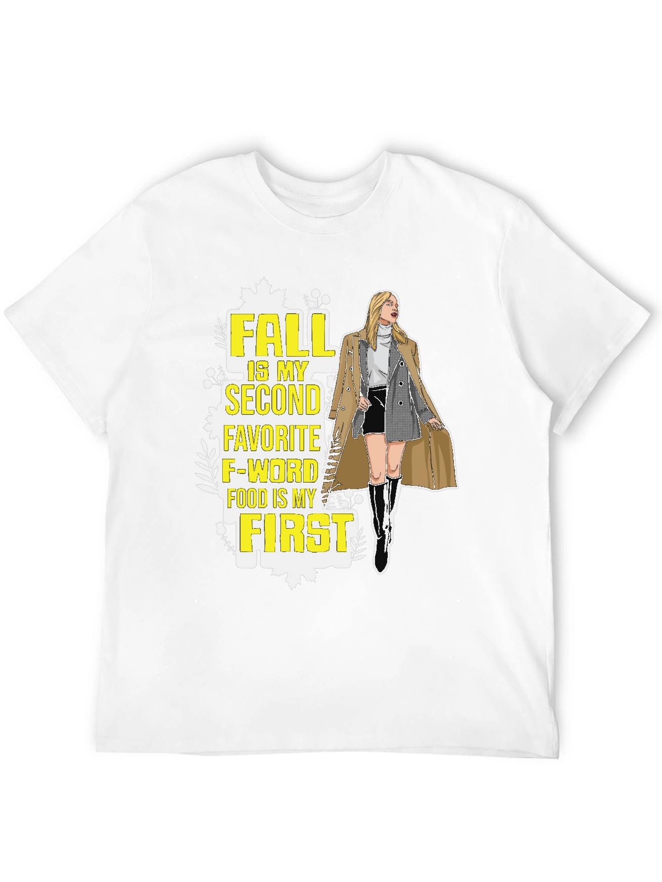 Black Fall Food T-Shirt view 12