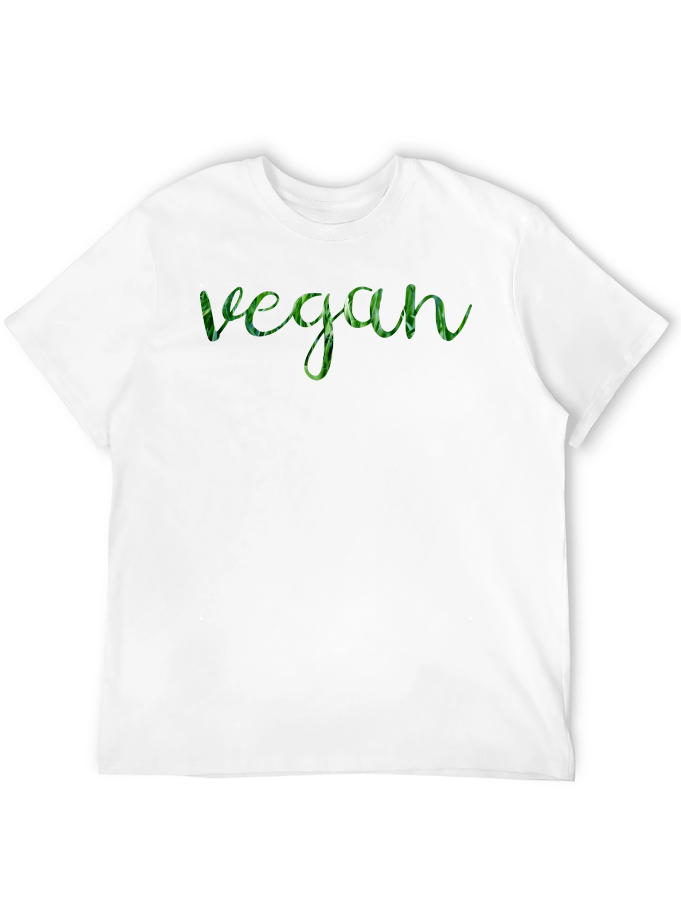 Black Vegan Green Leaf T-Shirt - Stylish & Eco-Friendly! view 12