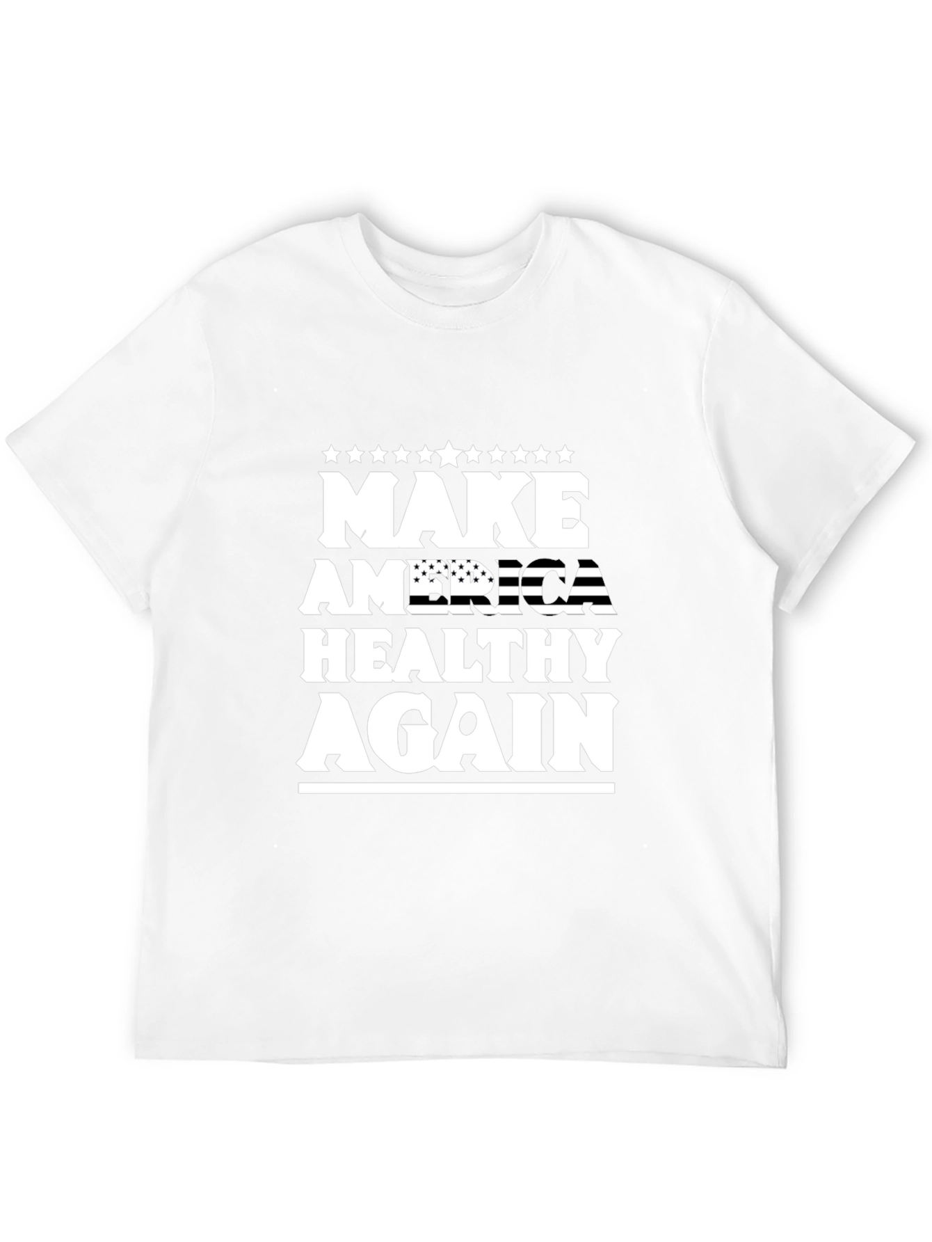 Black Make America Healthy Again Graphic Tee view 12